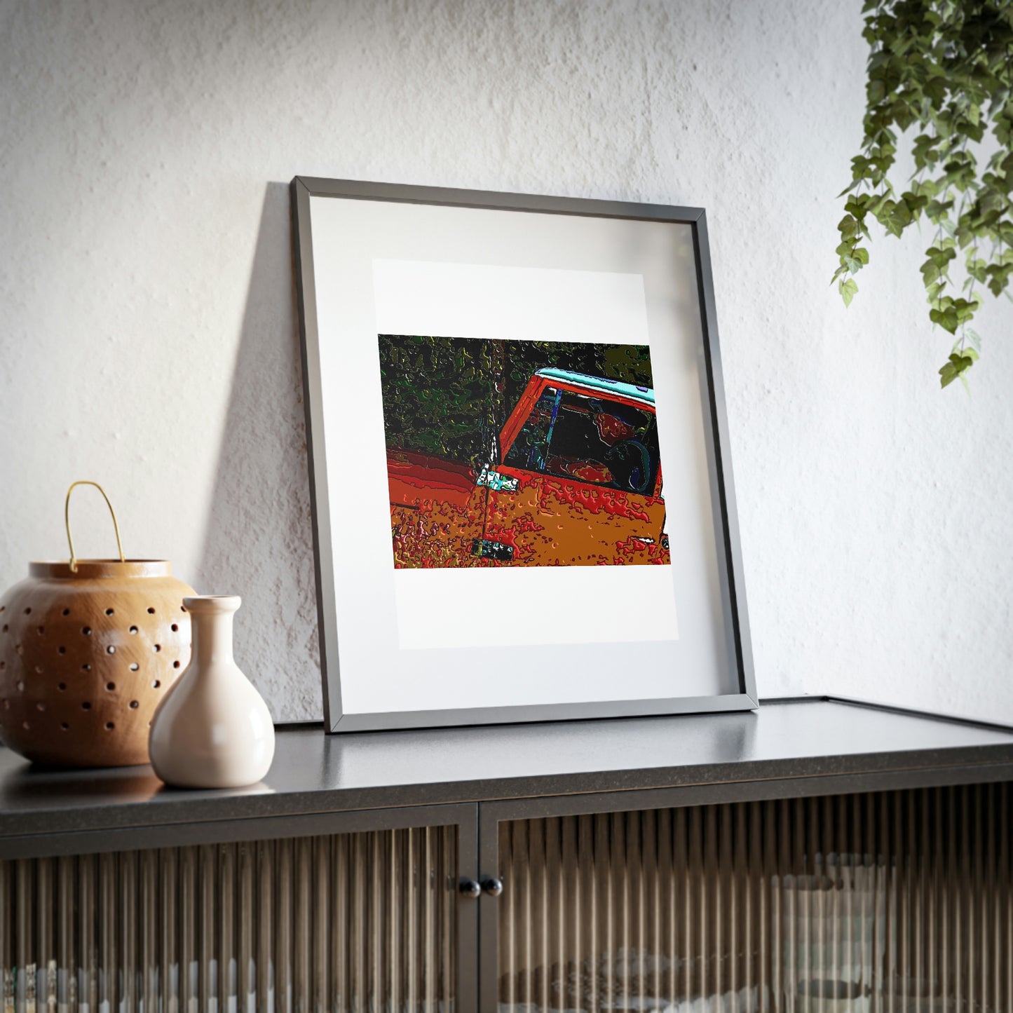 Framed Posters, Matte ... How-To-Drive-Idaho's-Mountain_Roads ... "Like A Professional" ... "Truckin' Like The Doo-Dah-Man" ...