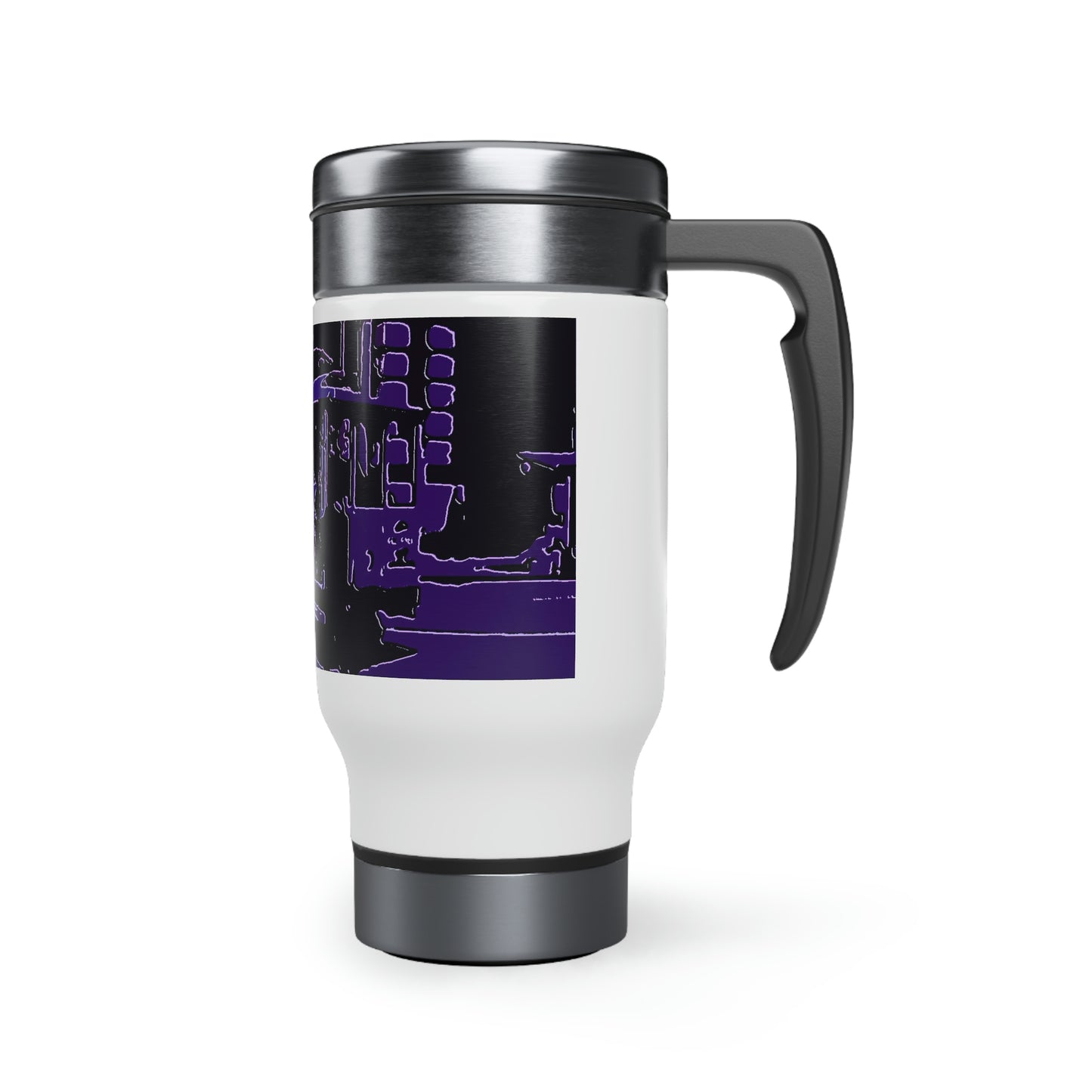 Stainless Steel Travel Mug with Handle, 14oz ... San Francisco ... 'Rice-A-Roni-A-San Francisco Treat' ... "A Cable Car Classic" ... Family Archives: 1973 ... Original Works ...
