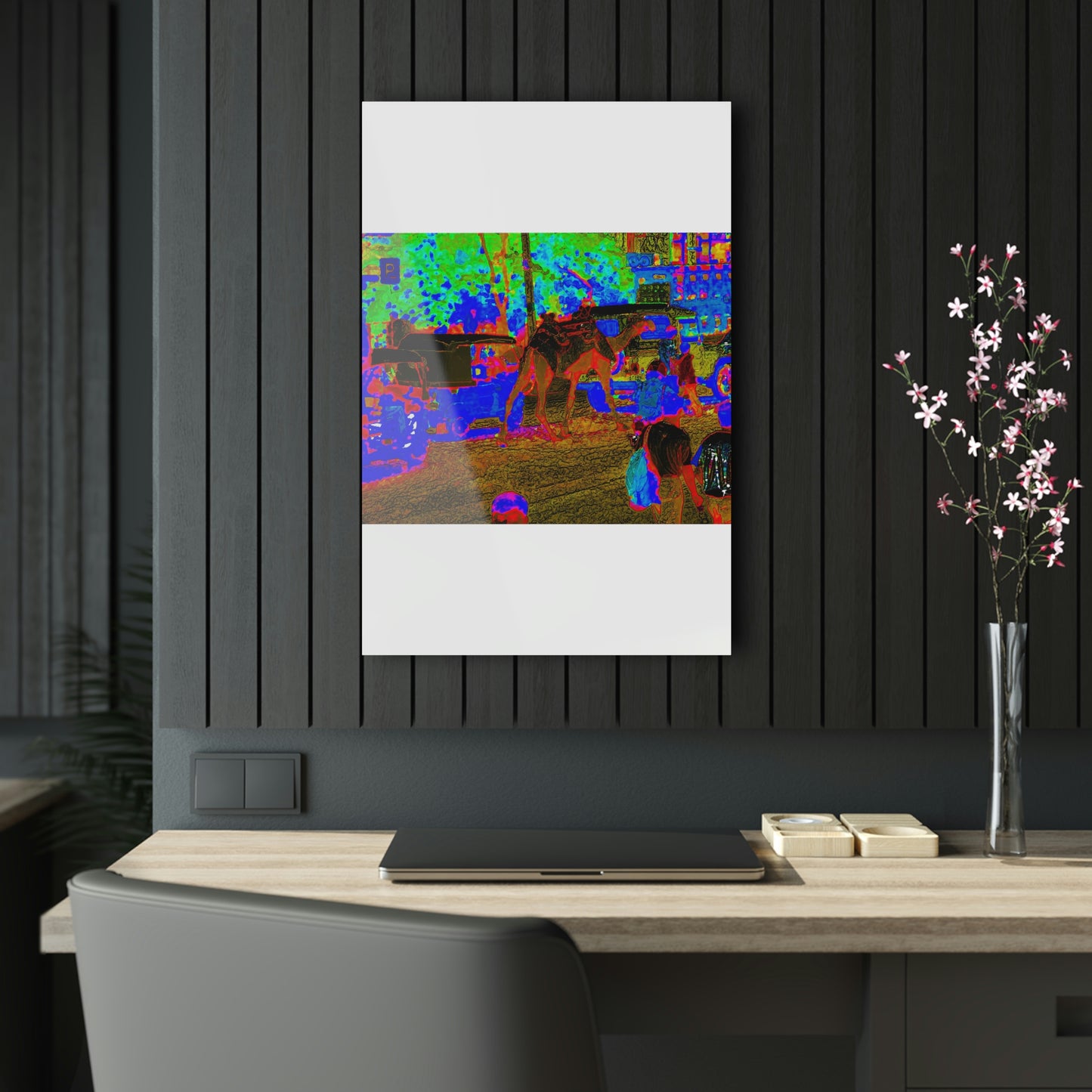 Acrylic Prints ... "Truckin'-Up-To-Buffalo ... 'Oops - Wrong Country' ... Truckin'-Up-To-New Delll -'E' ... " ... (Delhi, India) ... 5July2007. Original Works ...