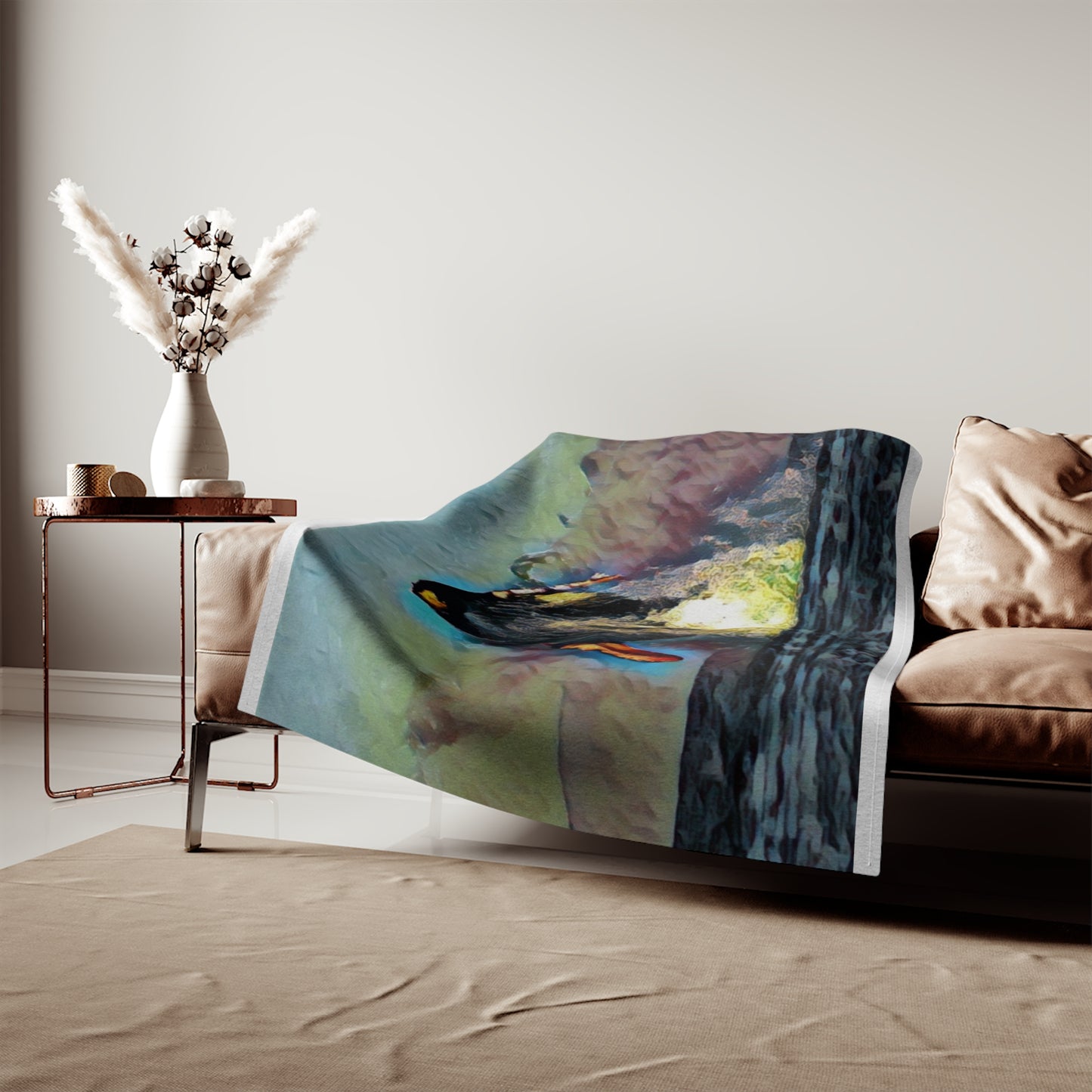 Sweatshirt Blanket ...An Extraordinary Humpback Breach ... 'With Explosive Energy' ... Family Archives (KPH) ... Circa: 21st Century. Maui, HI ... Original Works ...