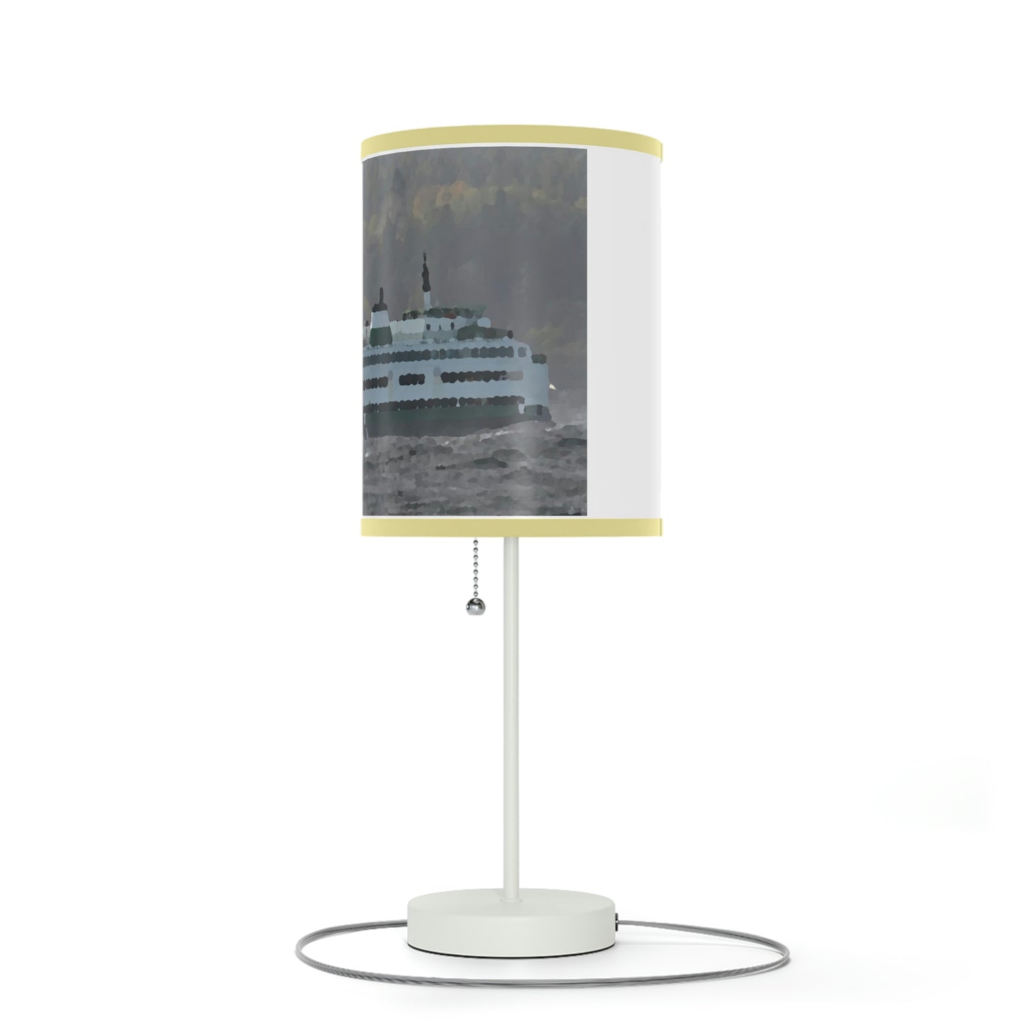 Lamp on a Stand, US|CA plug ... WADOT Ferry Crossing ... "A Very Rough Day" ... Mulkiteo Route ... Family Archives ... Early 1990's' ... Original Works ...