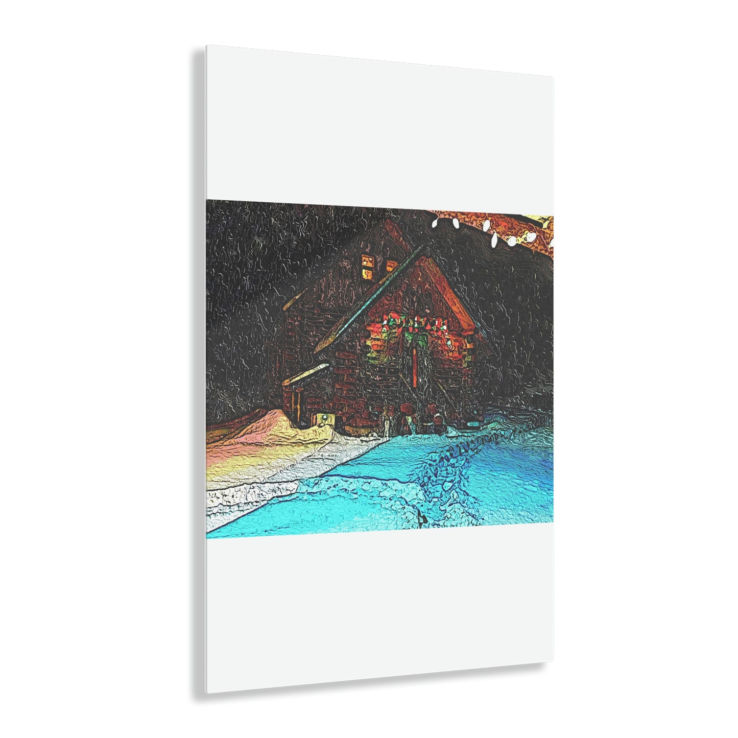 Acrylic Prints ... A Cold ... A Very Snowy ... "A Tranquil & Quiet Morning In Mountainous Central Idaho" ... Original Works ...
