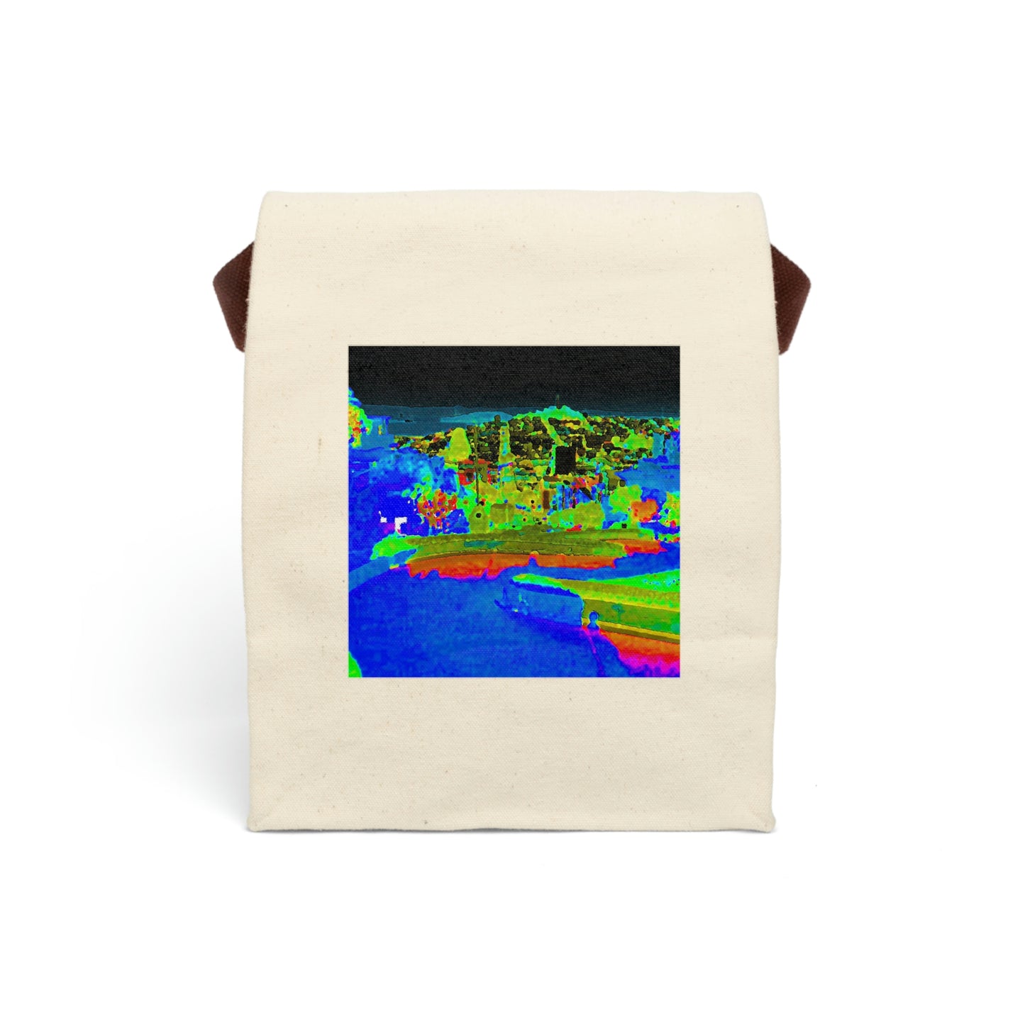 Canvas Lunch Bag With Strap ..."Lombard Street San Francisco, CA, USA" ... Family Archives 1970's ... Original Works ...