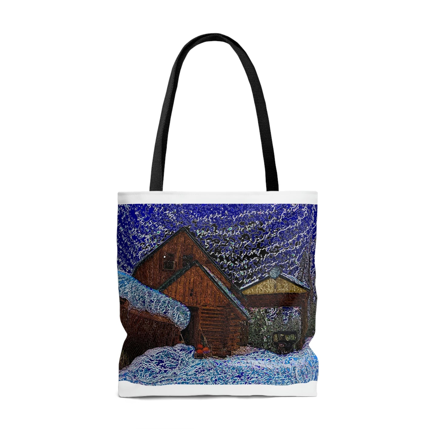 AOP Tote Bag ... "Have A Picnic With ... 'Van Gogh In-The-Snow' ... ". Original Piece.