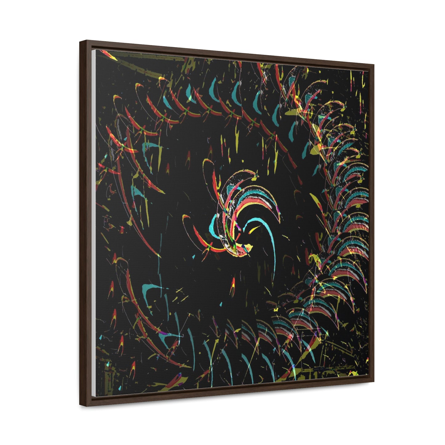 Gallery Canvas Wraps, Square Frame ... "Waning Moon" ... Central Idaho ... October 2022 ... Rendering Time: 22 Hours ... Original Works ...