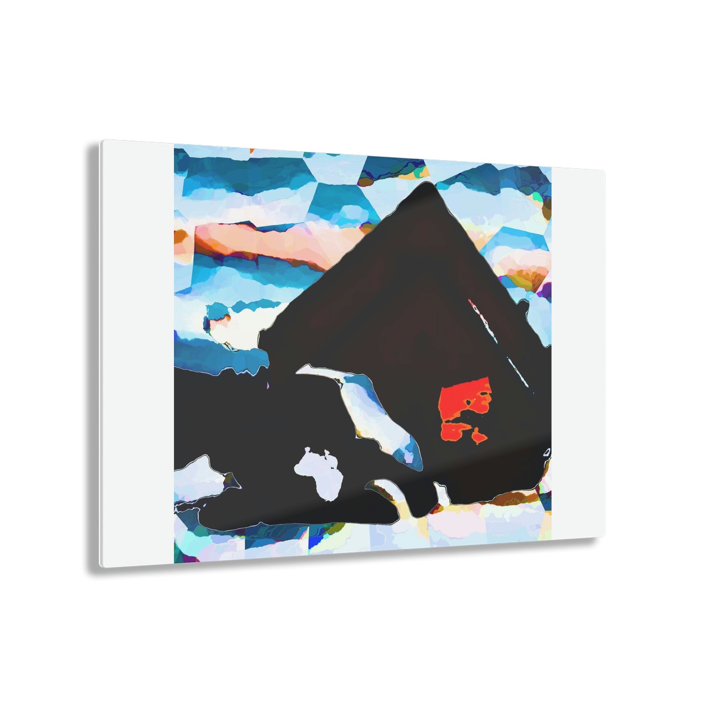 Acrylic Prints ... After An Intense Snow Storm ... 'Digging Out' ... A Vehicle & Cabin "In The Mountains" ... March 2023 ... Original Works ...