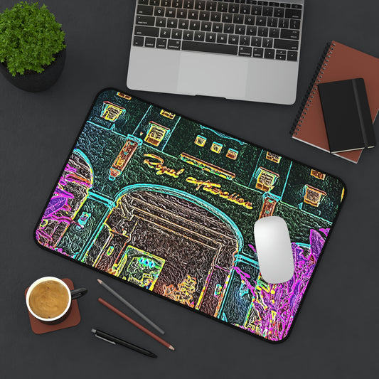 Desk Mat ... "La Grande Entree" At: 'The Pink Palace' ... The Royal Hawai'ian ... Honolulu, HI ... '27Oct2014' ... Original Works ...