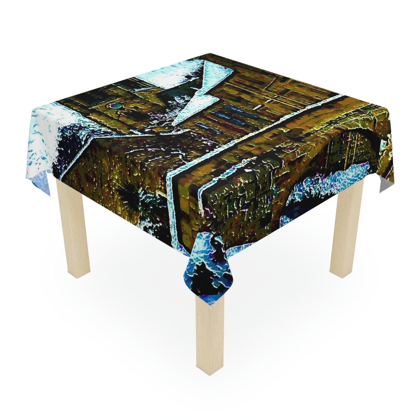 Tablecloth ...  Walikng The Streets & Alleys ... 'Strolling The Canals ... '  ... Original Works  ...