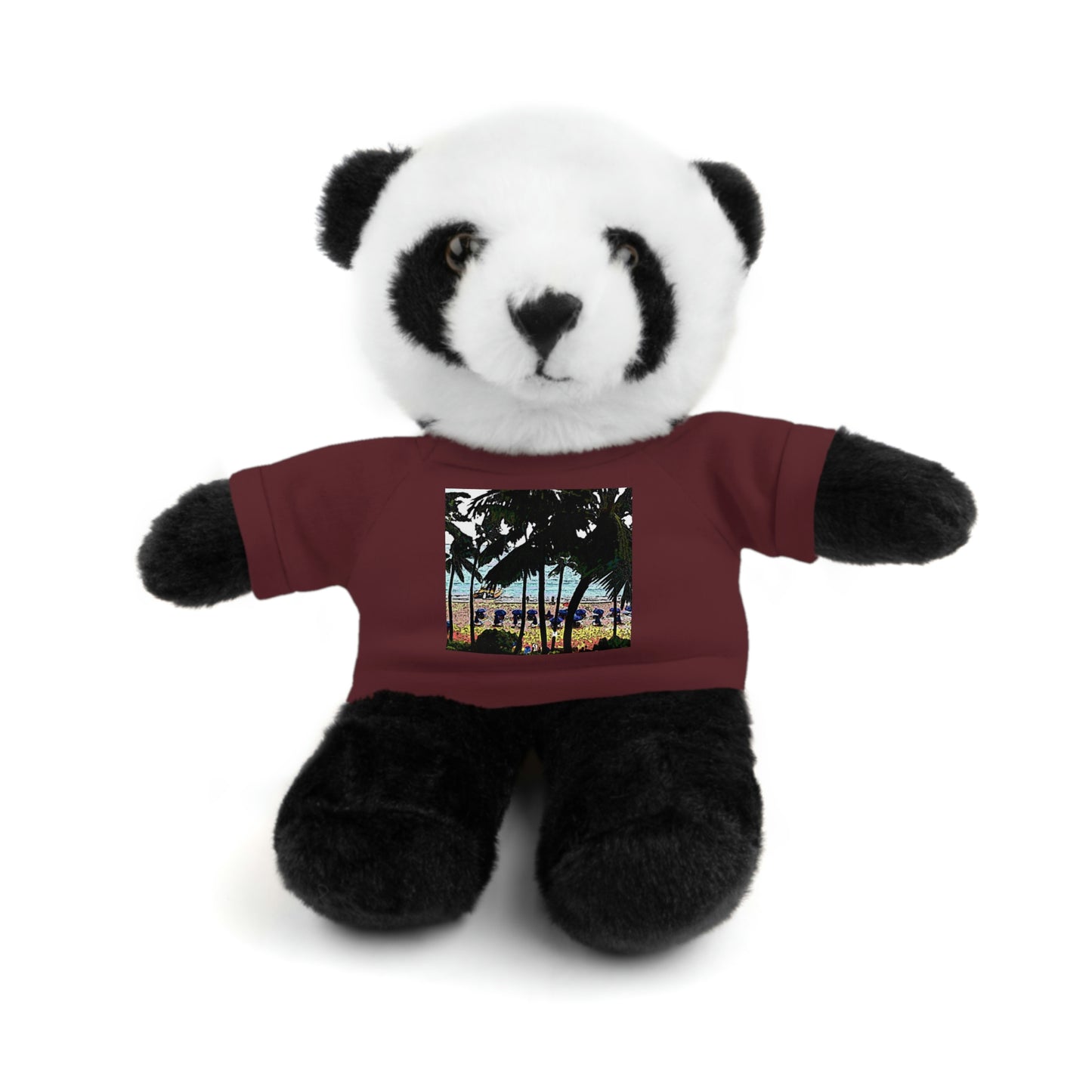Stuffed Animals with Tee ... "A Beautiful Beach Amongst The Palms" ... The Outrigger Waikiki, Honolulu, Oahu ... Original Works ...