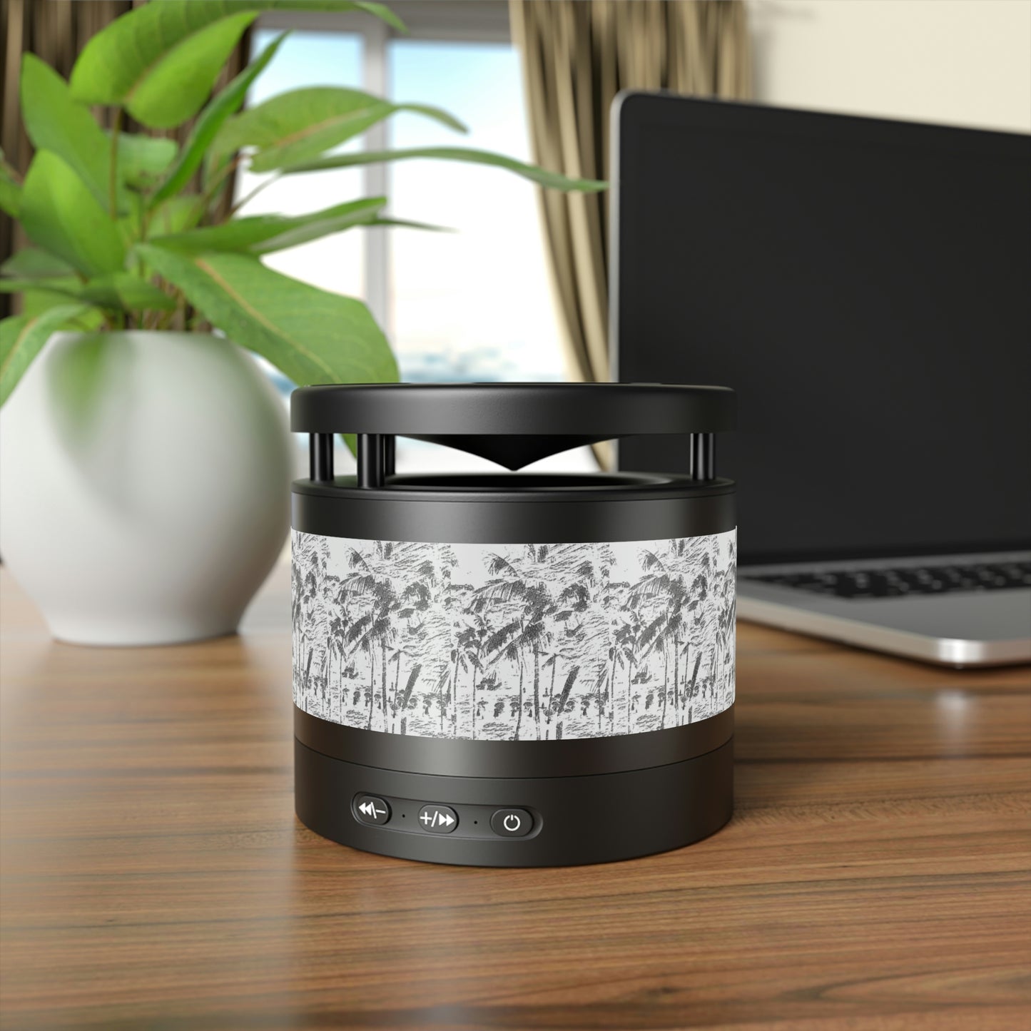 Metal Bluetooth Speaker and Wireless Charging Pad ... "The Royal Hawai'ian: Waikiki Beach_Beach" ... Honolulu, HI ... October 2014 (Halloween) ... Original Works ...