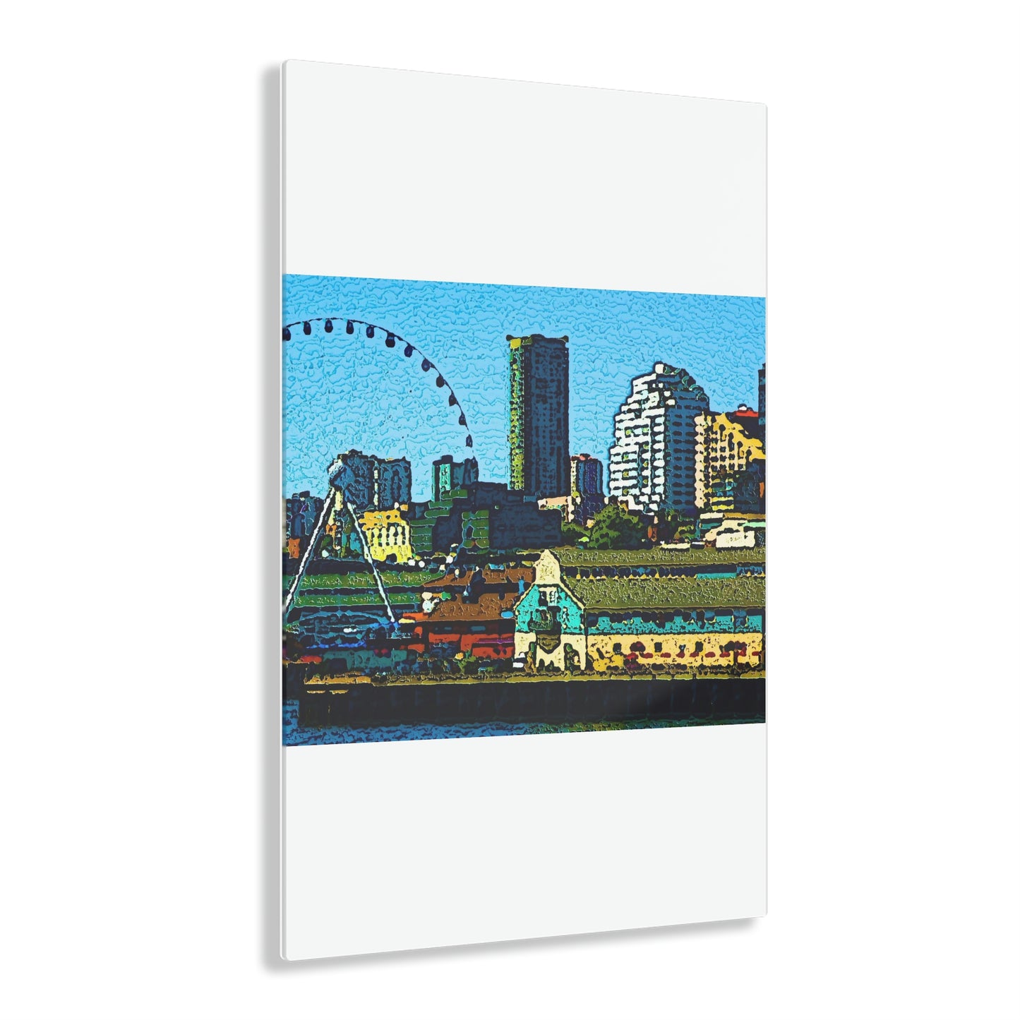 Acrylic Prints ... That Classic Wheel ... 'Seattle's Wheel' ... & An Old Classic Waterside Vendors ...  'Family Archives' ... Original Works ...