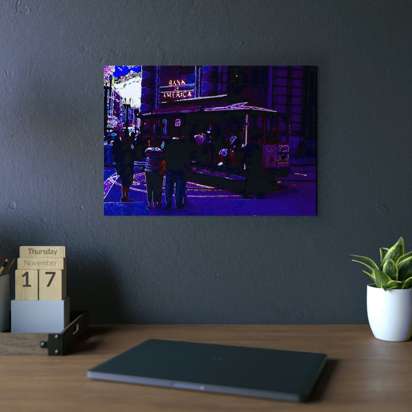 Aluminum Composite Panels ... "Cable Car Turnaround Round-About" ... 'The End Of The Line' ... Family Archives_3 (Father) ... Original Works ...