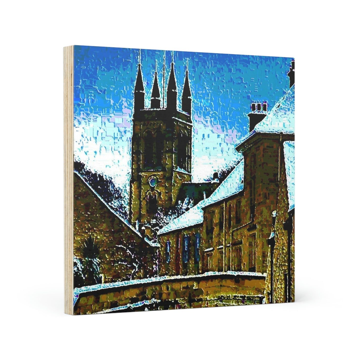Wood Canvas ... Walikng The Streets & Alleys ... 'Strolling The Canals ... '  ... Original Works  ...