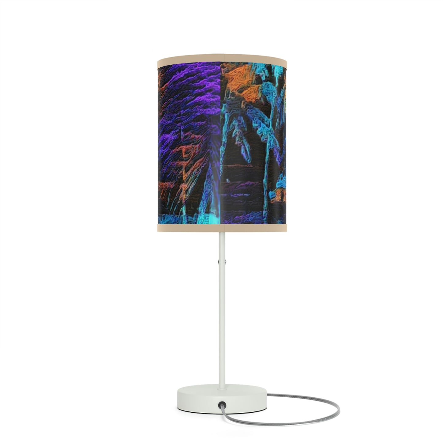 Lamp on a Stand, US|CA plug ... "The Royal Hawai'ian: Waikiki Beach_Beach" ... Honolulu, HI ... Ocotber 2014 (Halloween) ... Original Works ...