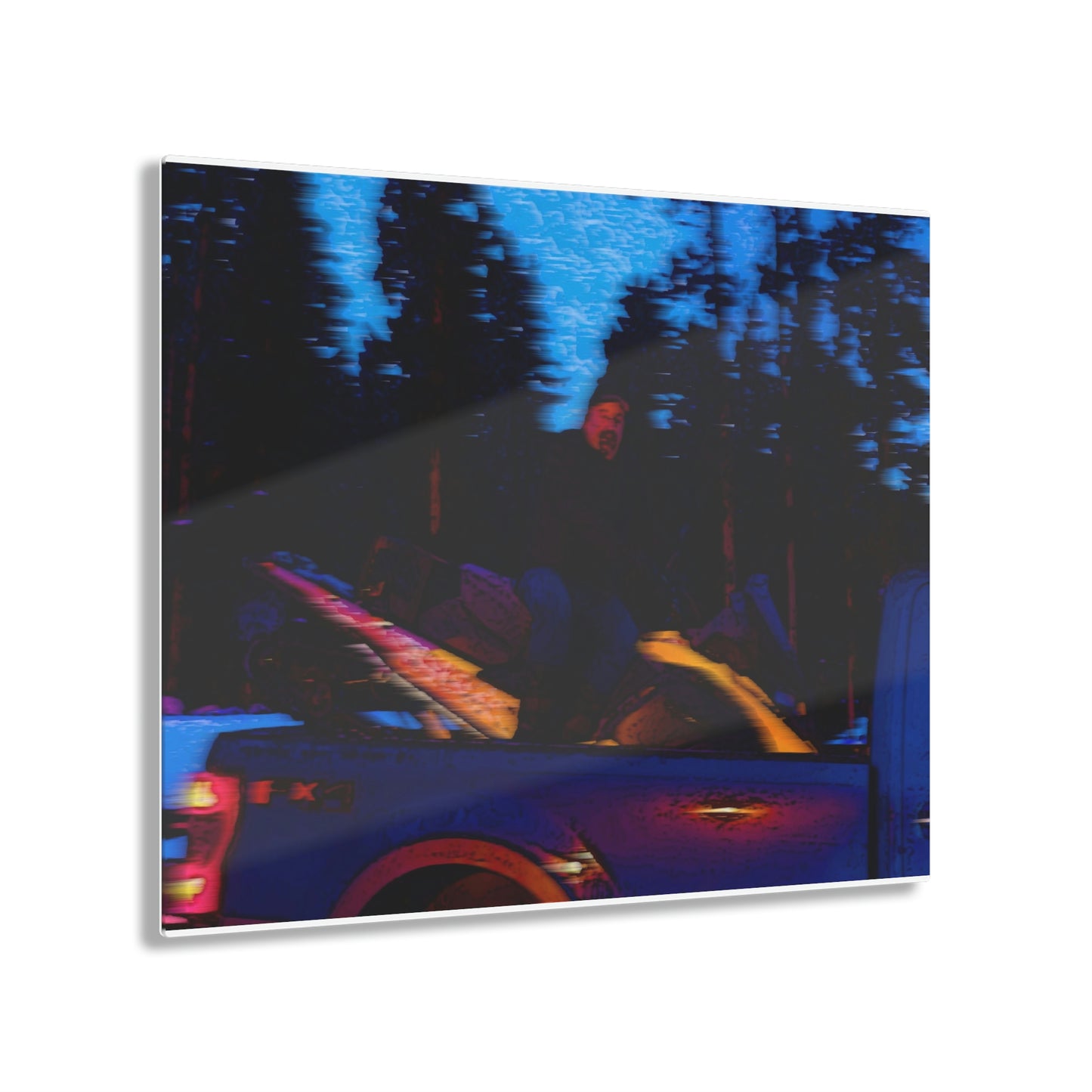 Acrylic Prints ... Two Modes Of Winter Transportation ... "Which One To Drive Next?" ... Choices-Choices-Choices ... Circa 4Jan23 ... Original Works ...