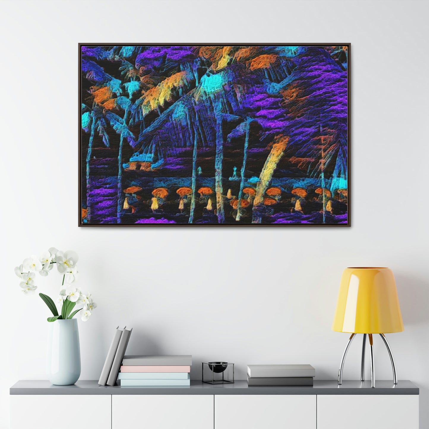 Gallery Canvas Wraps, Horizontal Frame ... "The Royal Hawai'ian: Waikiki Beach_Beach" ... Honolulu, HI ... Ocotber 2014 (Halloween) ... Original Works ...