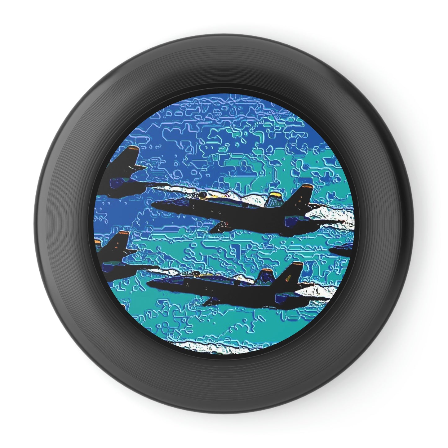 Wham-O Frisbee... Seattle Seafair ..."Blue Angels Run Over Lake Washington" ... Circa Mid 1980's ... Dr FJ Holt ... Original Works ...