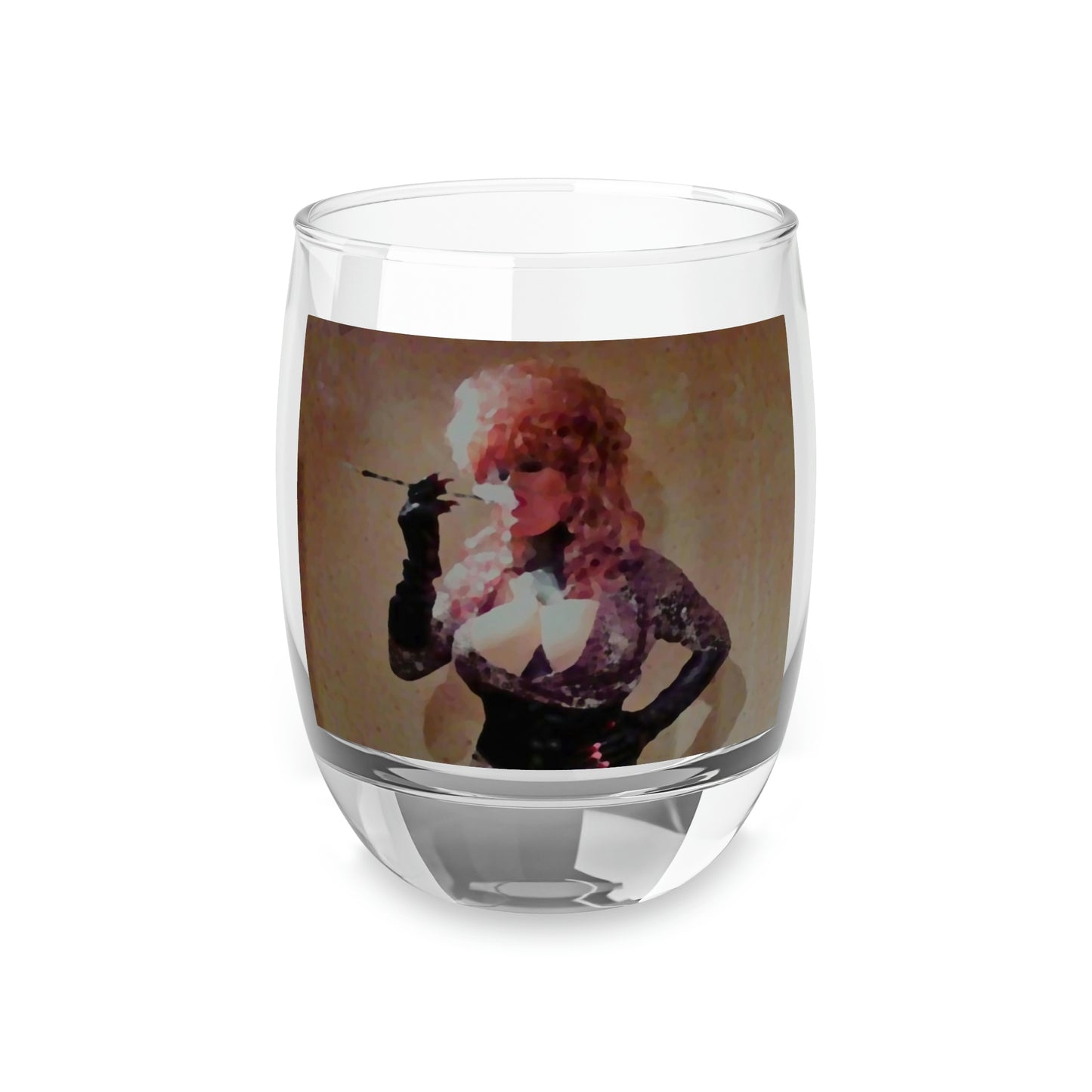 Whiskey Glass ...  A Colleague Overseas ... 'Enjoying A Fag' ... Original Works ... "April Fools 2023" ... Hot-Tranny-Smoke ...