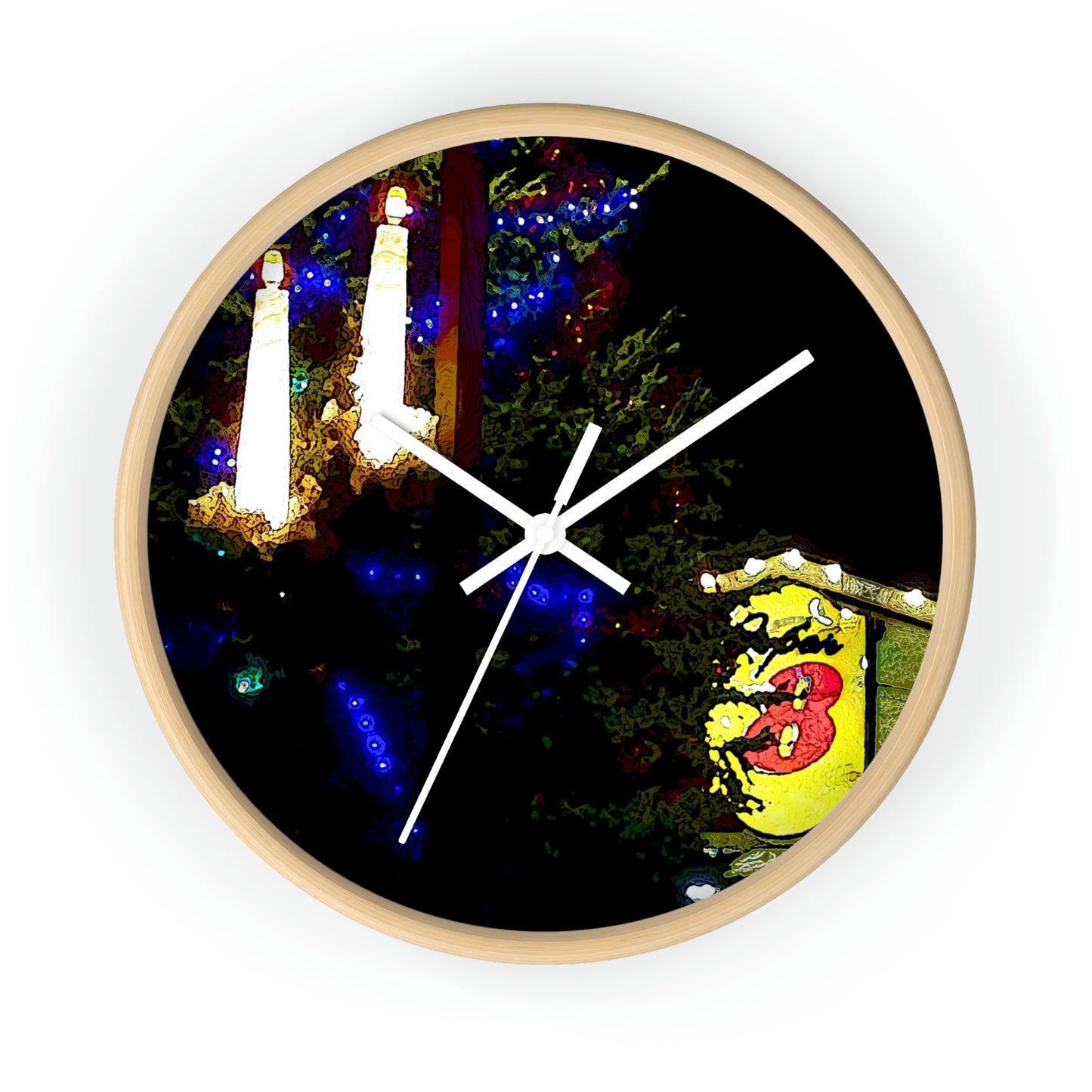 Wall clock ... A Very Nice Super-8 'On The Praire' ... Grangeville, Idaho ... Jan23 ... Original Works ...