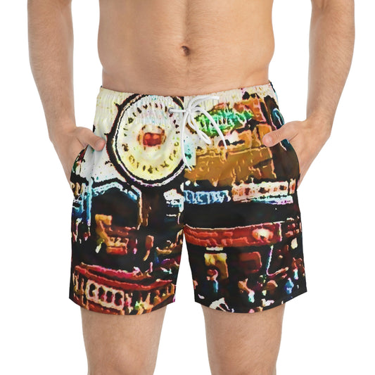 Swim Trunks ... "No.9 Fishermen's Grotto - Fishermen's Wharf, SF, California" ... Family Archives: 1970's ... Original Works ...