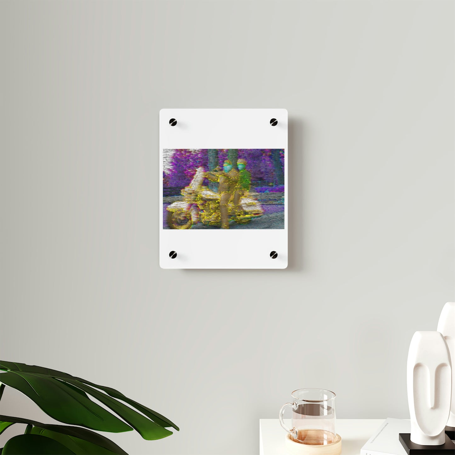 Acrylic Wall Art Panels ... "And 'I' Left His Dead A_s There By The Side-of-The-Road" ... Original Works ... (Grateful Dead: Me-And-My-Uncle)