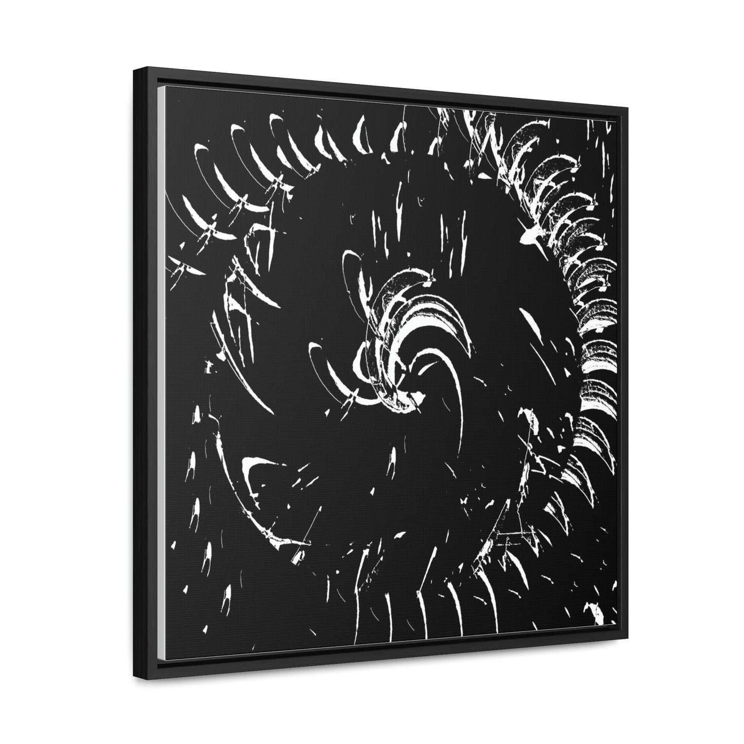 Gallery Canvas Wraps, Square Frame ... "Waning Moon" ... Central Idaho ... October 2022 ... Rendering Time: 22 Hours ... Original Works ...