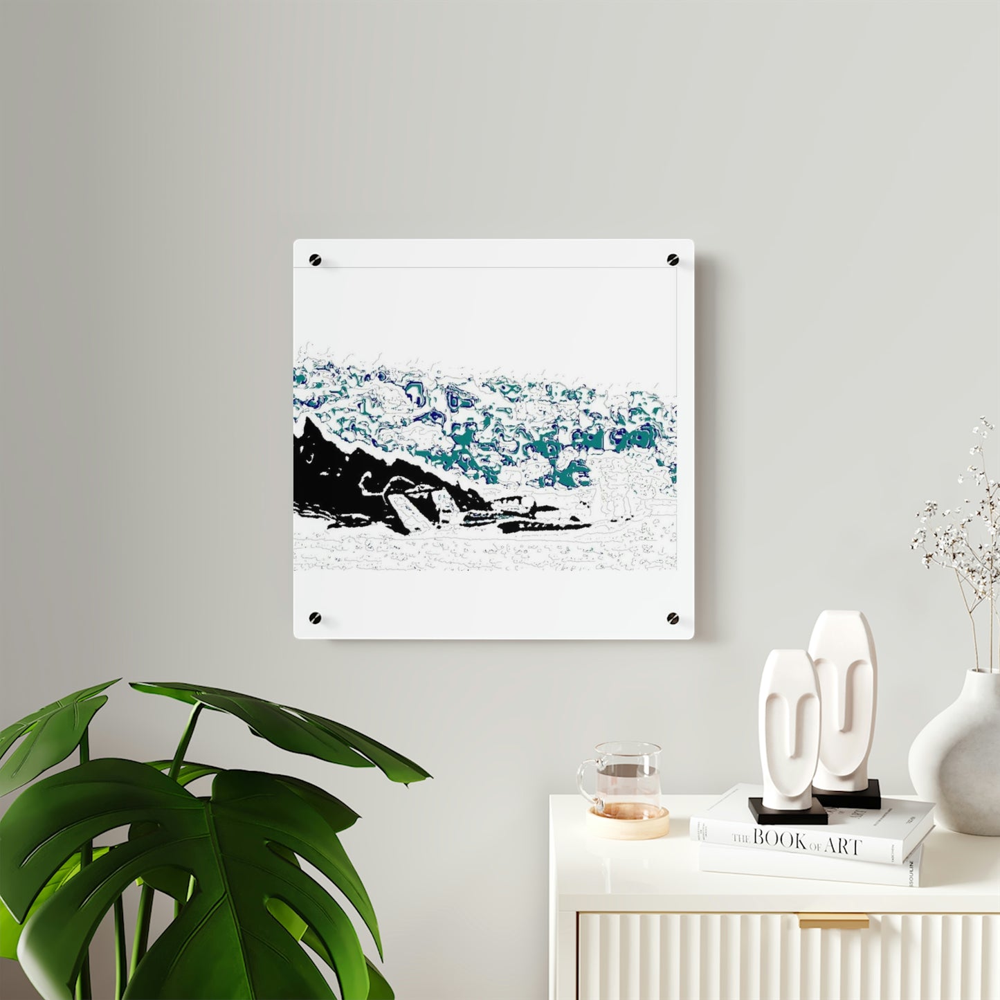 Acrylic Wall Art Panels ... Seattle Columbia Cup On Lake Washington ... "Dave Wilcox Heads For The Win" ... Associate Gift-Photo ... Original Works ...