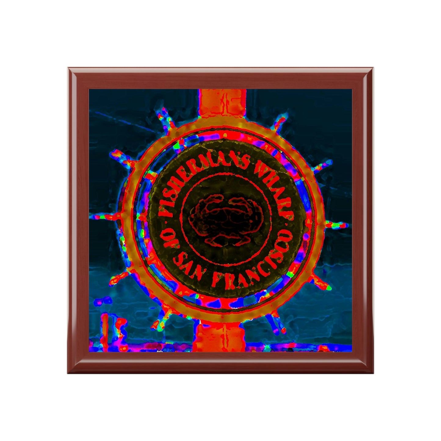 Jewelry Box... "No.9 Fishermen's Grotto - Fishermen's Wharf, SF, California" ... Family Archives: 1970's ... Original Works ...