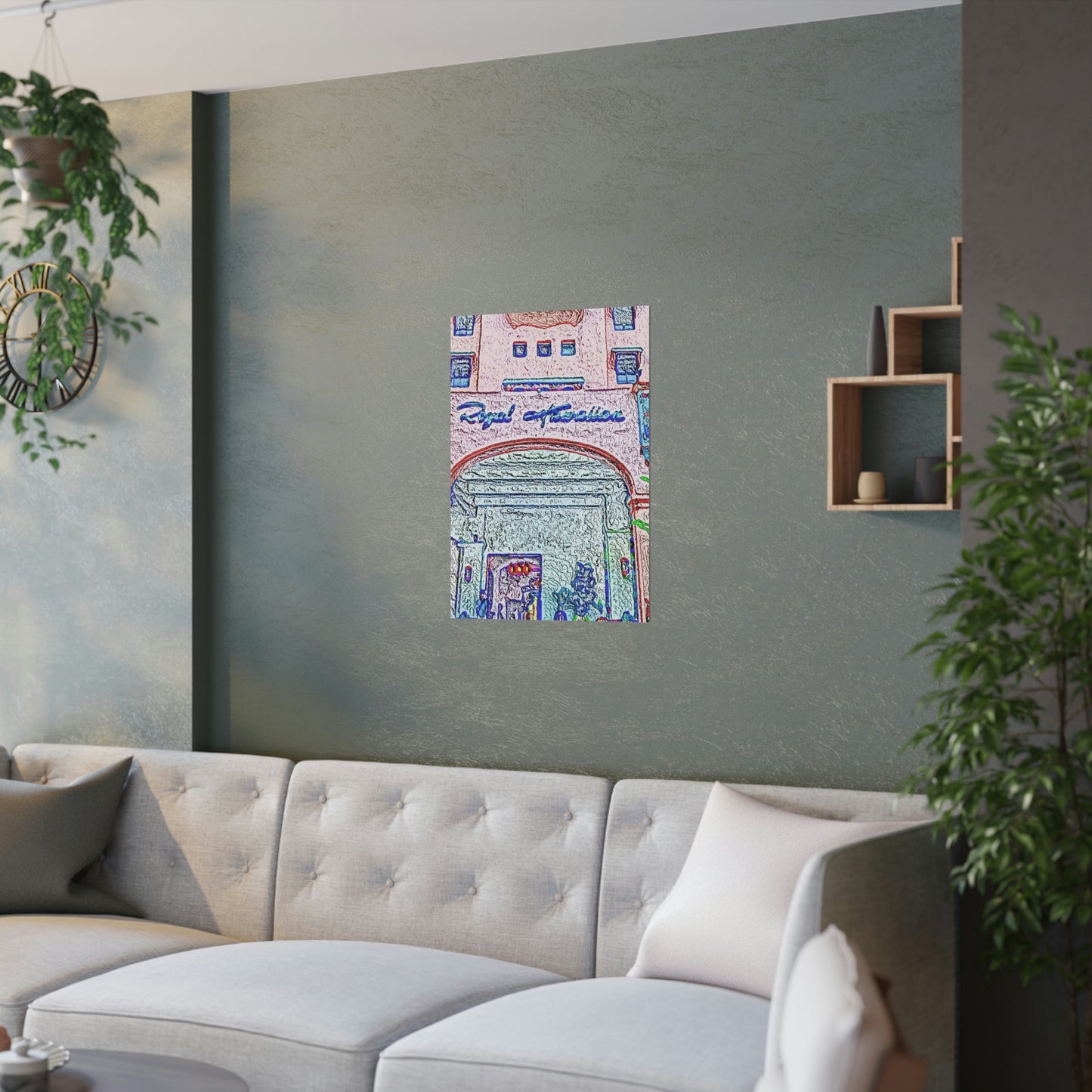Satin Posters (210gsm) ... "La Grande Entree" At: 'The Pink Palace' ... The Royal Hawai'ian ... Honolulu, HI ... '27Oct2014' ... Original Works ...