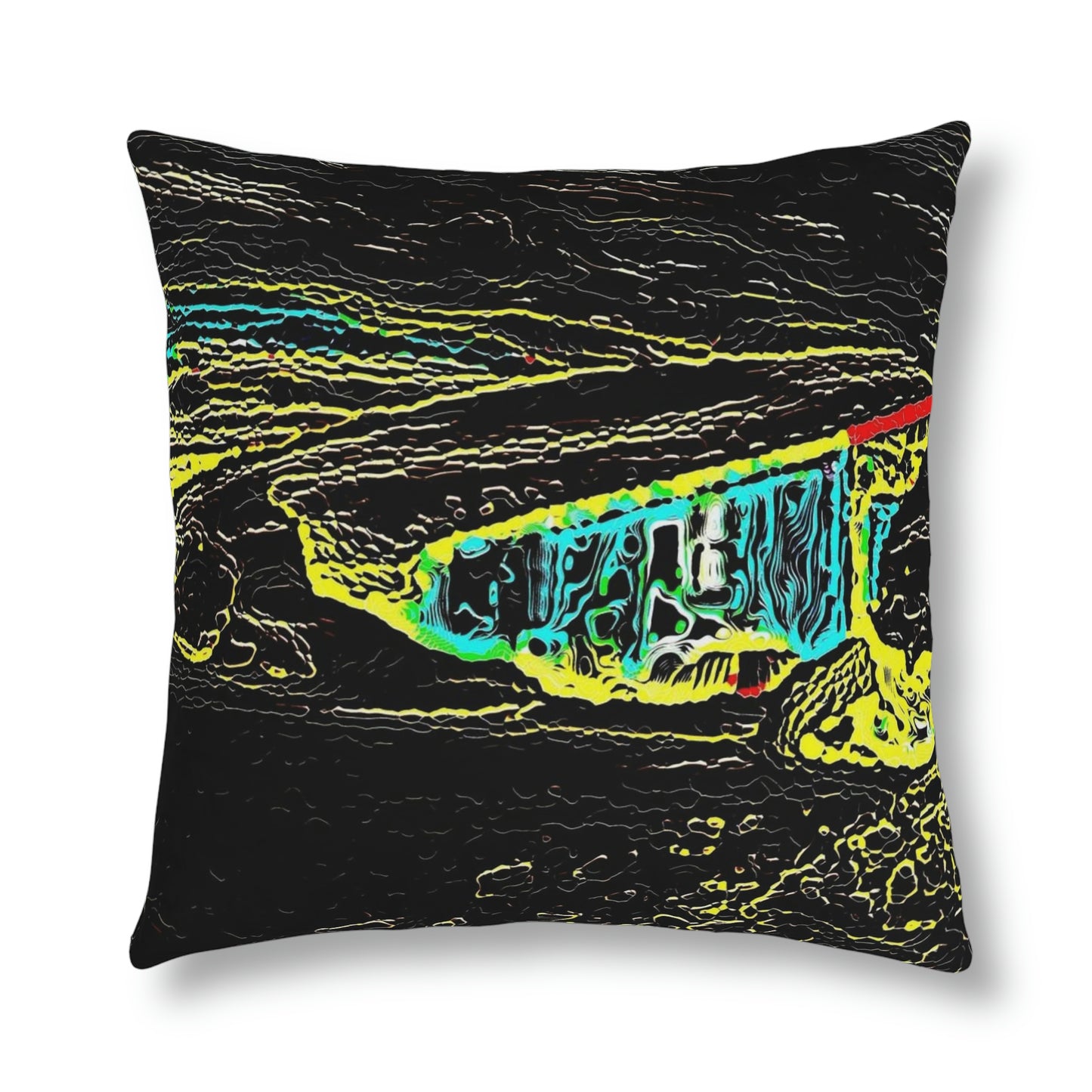 Waterproof Pillows ...  "Snow Vehicle In Snow Storm At-Rest" ... Circa 12Mar23 ... Central Idaho ... 18-Hours Rendering Time: Original Works ...