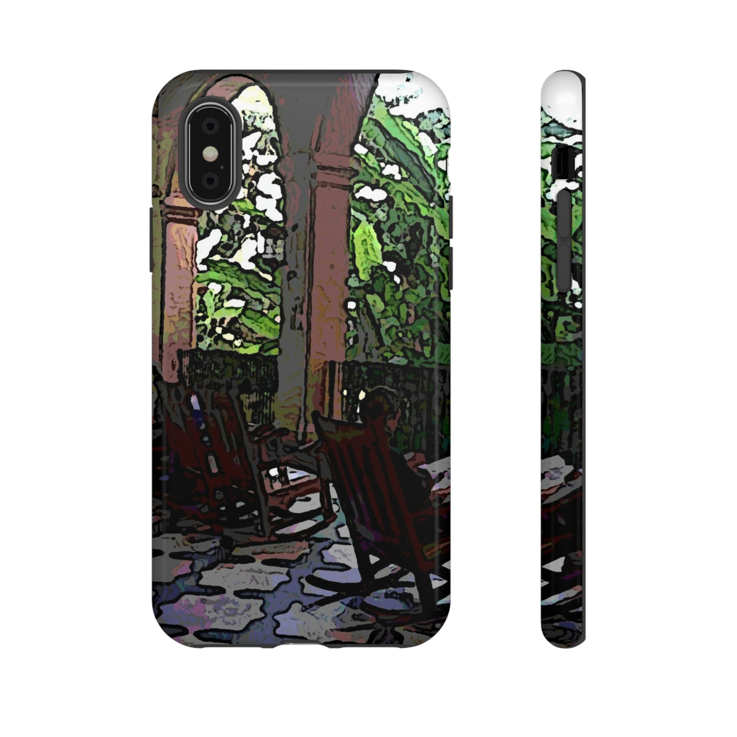 Tough Cases ... Lanai & Rocking Chairs At: 'The Pink Palace' ... The Royal Hawai'ian ... Honolulu, HI ... '27Oct2014' ... Original Works ...