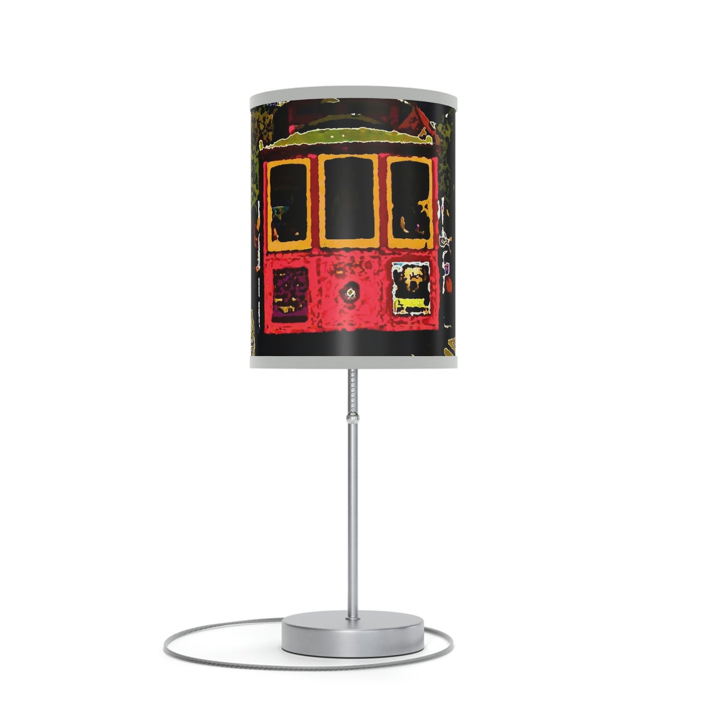 Lamp on a Stand, US|CA plug ... San Francisco ... 'A Rice-A-Roni-A-San Francisco Treat' ... "A Cable Car Classic" ... Family Archives: 1973 ... Original Works ...