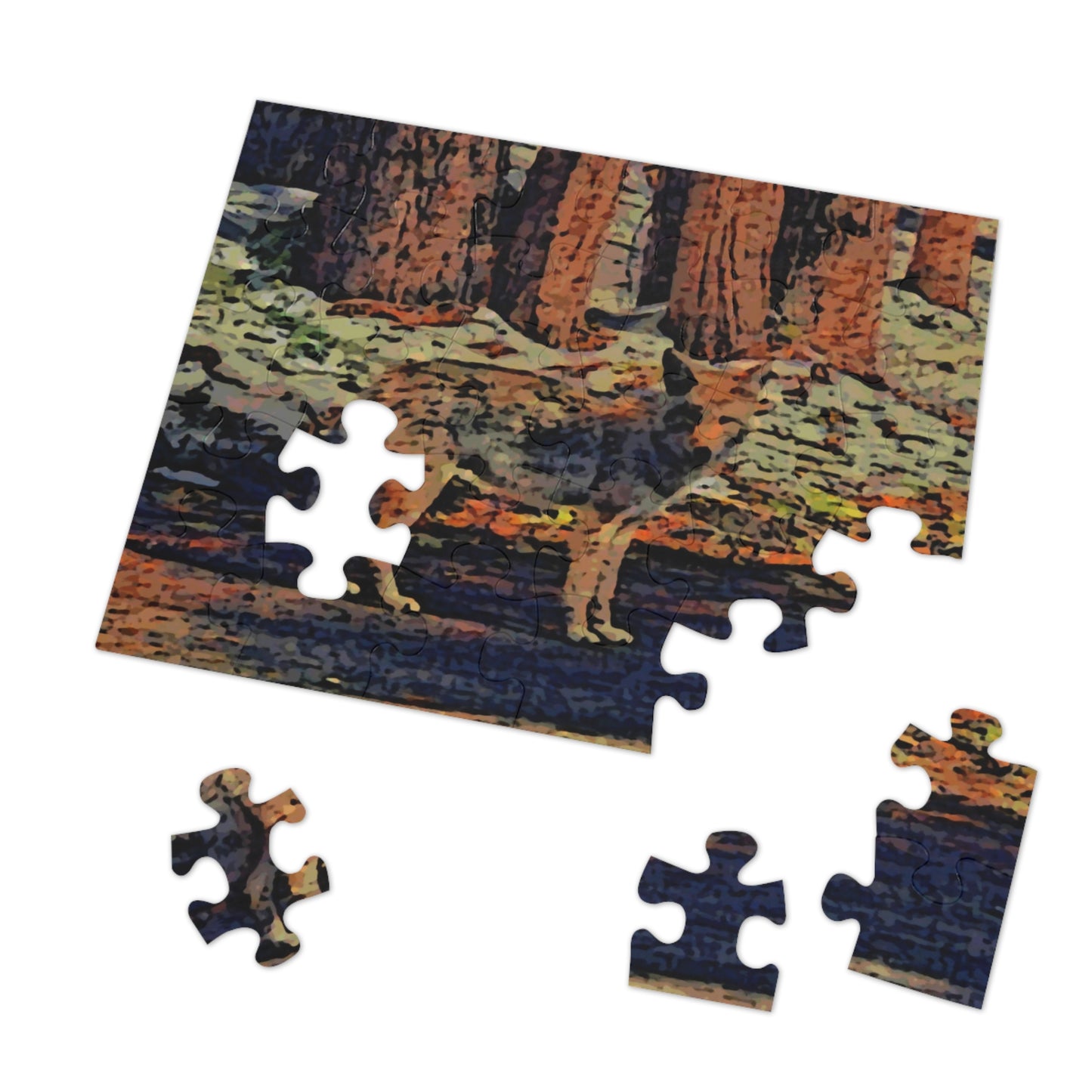 Jigsaw Puzzle (30, 110, 252, 500,1000-Piece) ... Coyote ... "Yosemite Valley: Circa May23 ... KPH Base Photo" ... Original Works ...