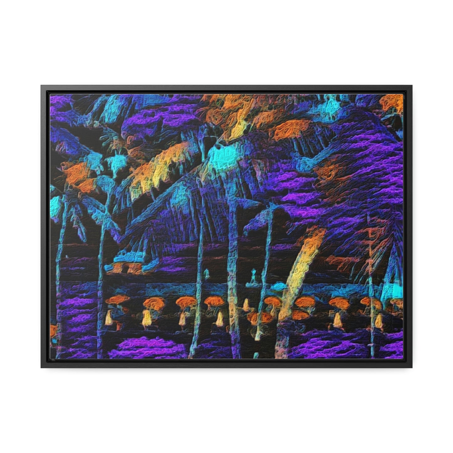 Gallery Canvas Wraps, Horizontal Frame ... "The Royal Hawai'ian: Waikiki Beach_Beach" ... Honolulu, HI ... Ocotber 2014 (Halloween) ... Original Works ...