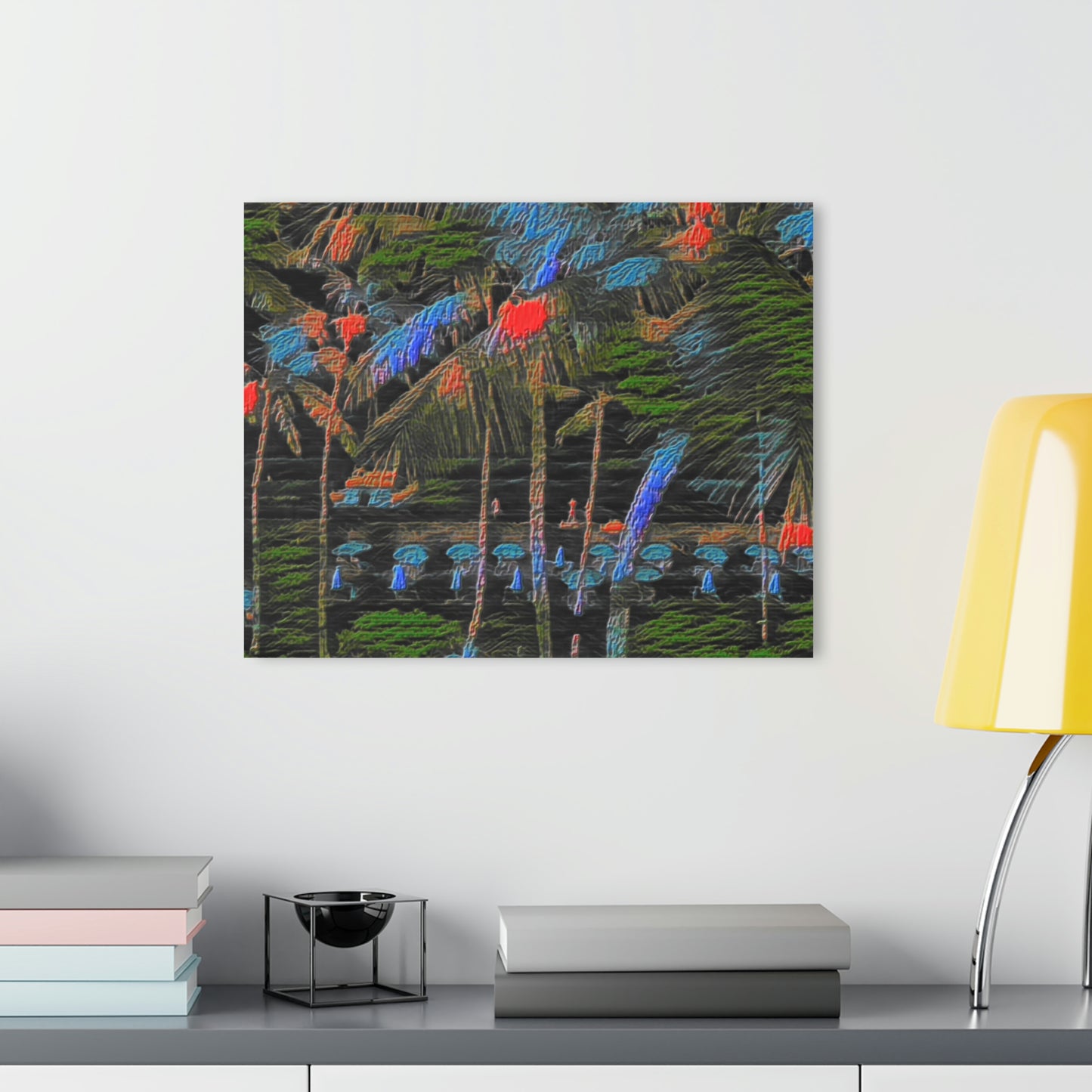 Acrylic Prints (French Cleat Hanging) ... "The Royal Hawai'ian: Waikiki Beach_Beach" ... Honolulu, HI ... Ocotber 2014 (Halloween) ... Original Works ...