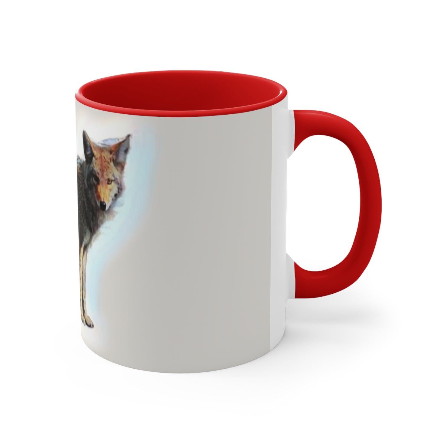Accent Coffee Mug, 11oz ... Coyote ... "Yosemite Valley: Circa May23 ... KPH Base Photo" ... Original Works ...