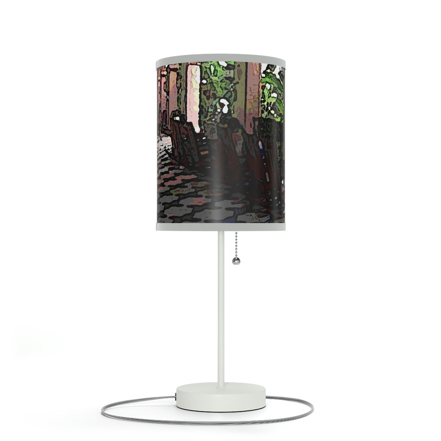 Lamp on a Stand, US|CA plug ...Lanai & Rocking Chairs At: 'The Pink Palace' ... The Royal Hawai'ian ... Honolulu, HI ... '27Oct2014' ... Original Works ...