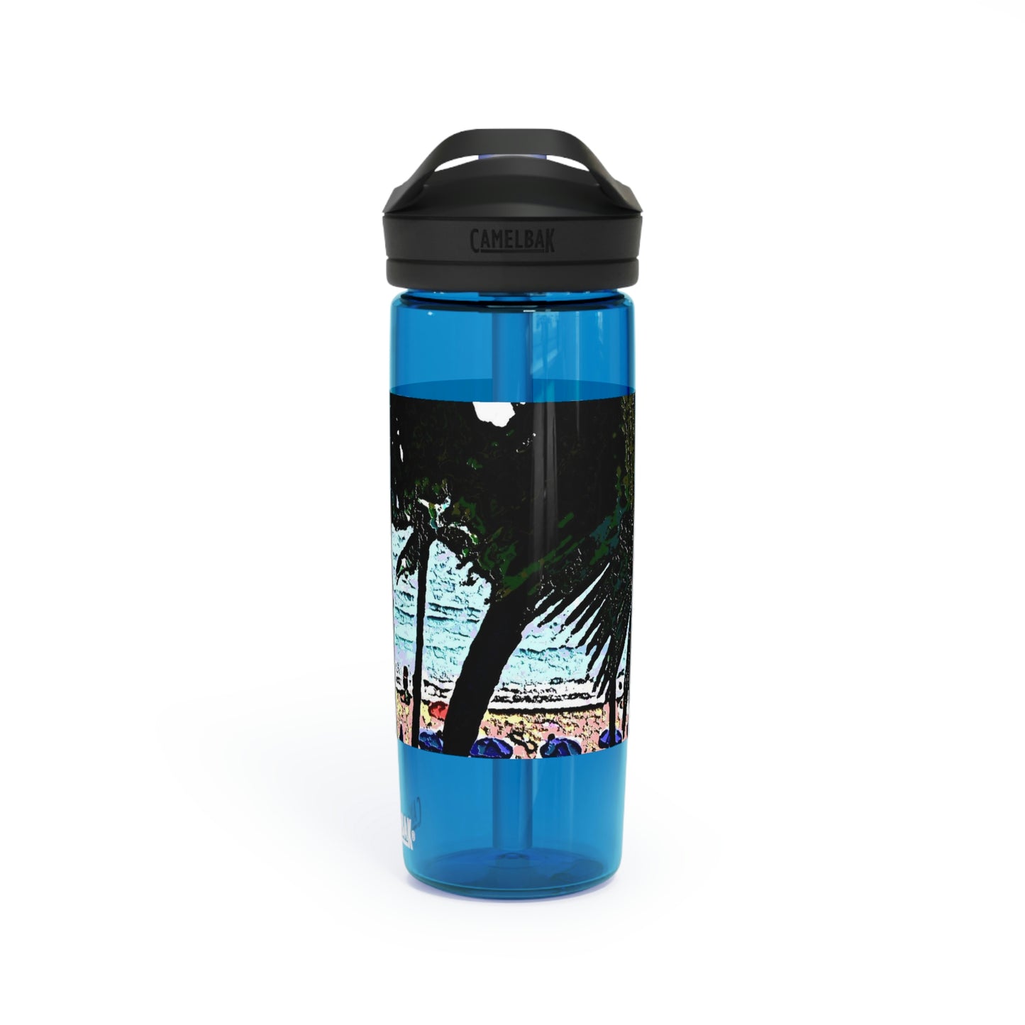 CamelBak Eddy®  Water Bottle, 20oz\25oz ... "A Beautiful Beach Amongst The Palms" ... The Outrigger Waikiki, Honolulu, Oahu ... Original Works ...