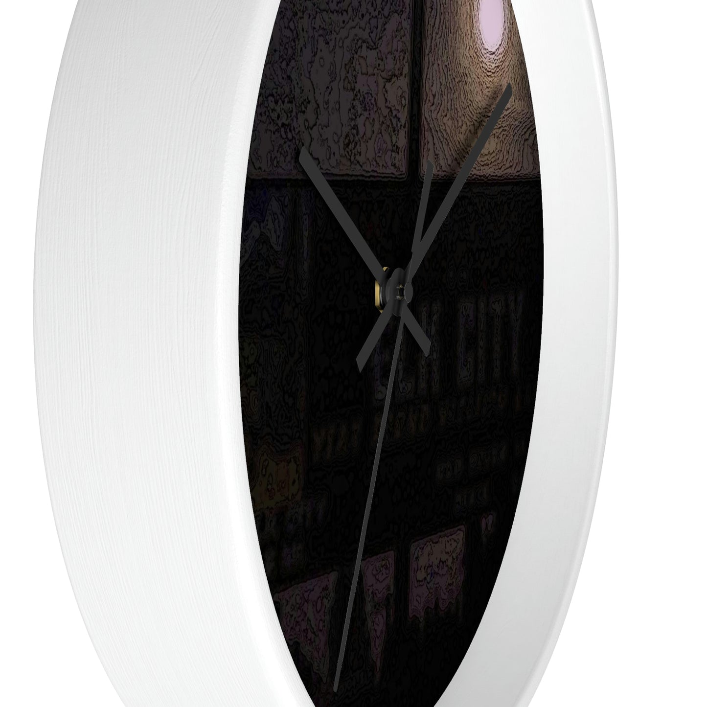 Wall clock ... Car Approaches From The Stern ... Moon Ascendary From The Bow ... "Two Friendly Travellers On A Cold Night Near Elk City" ... C