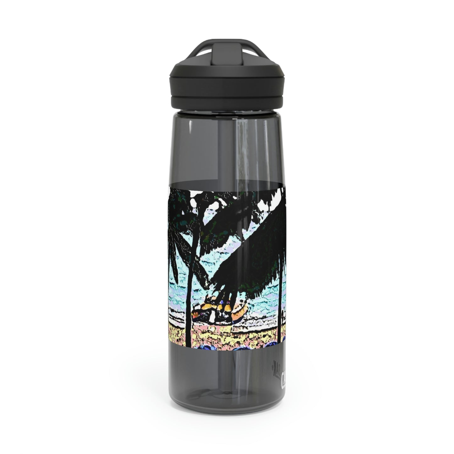 CamelBak Eddy®  Water Bottle, 20oz\25oz ... "A Beautiful Beach Amongst The Palms" ... The Outrigger Waikiki, Honolulu, Oahu ... Original Works ...