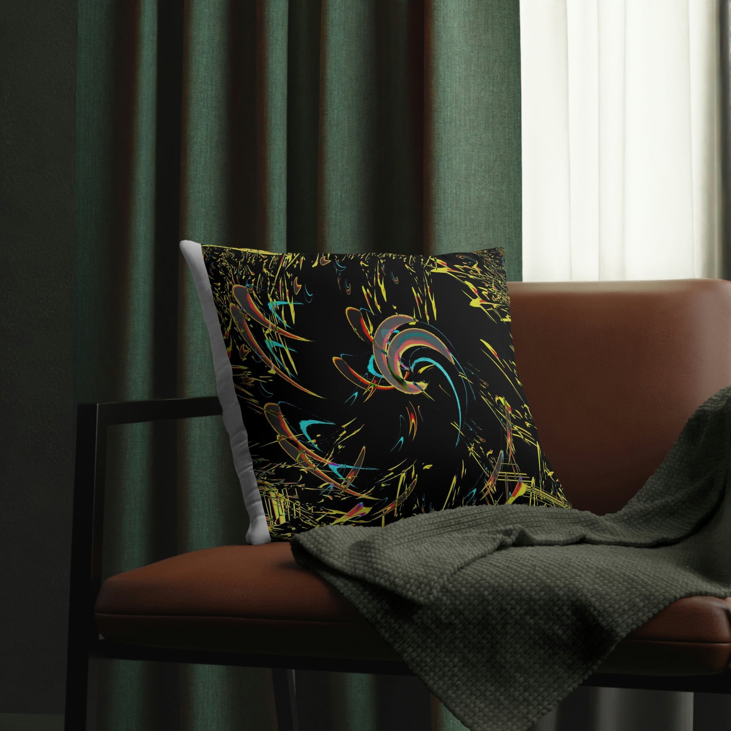 Waterproof Pillows ... "Waning Moon" ... Central Idaho ... October 2022 ... Rendering Time: 22 Hours ... Original Works ...