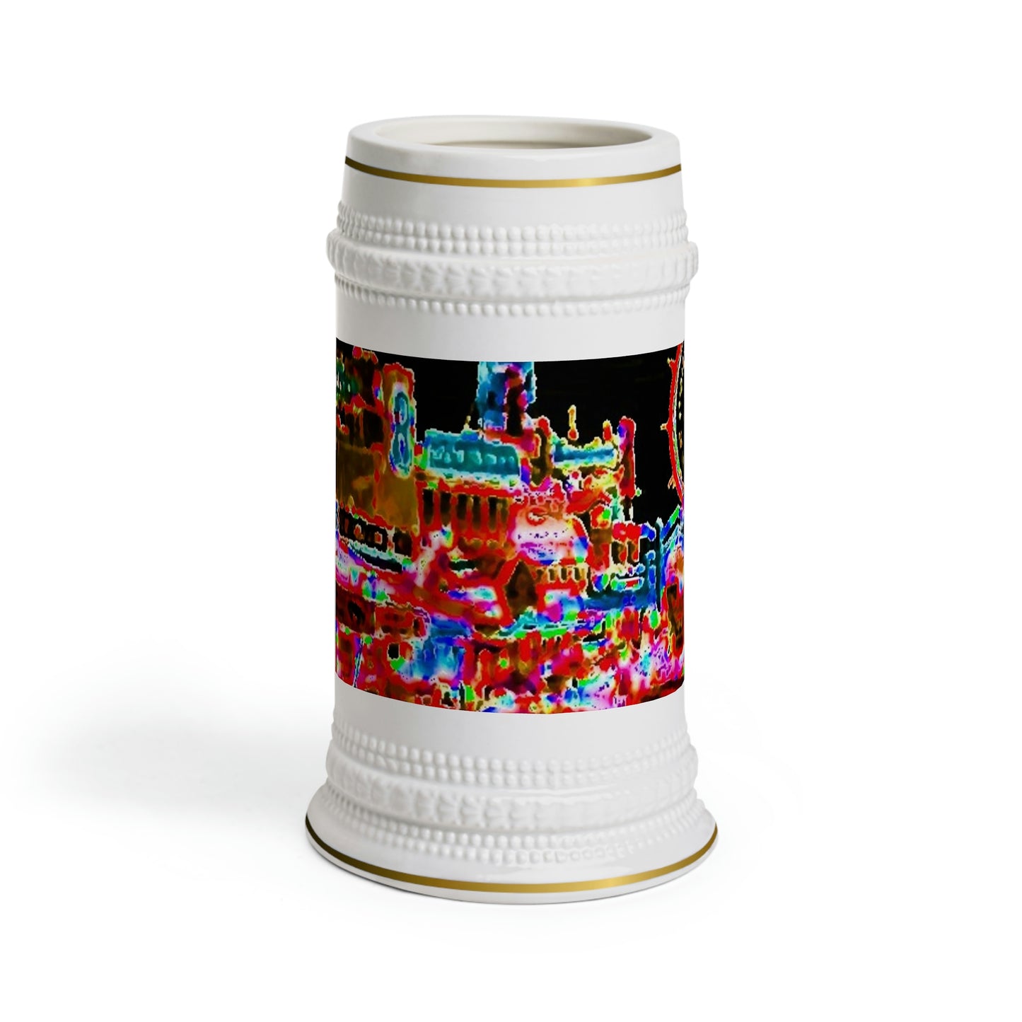 Beer Stein Mug ... "No.9 Fishermen's Grotto - Fishermen's Wharf, SF, California" ... Family Archives: 1970's ... Original Works ...