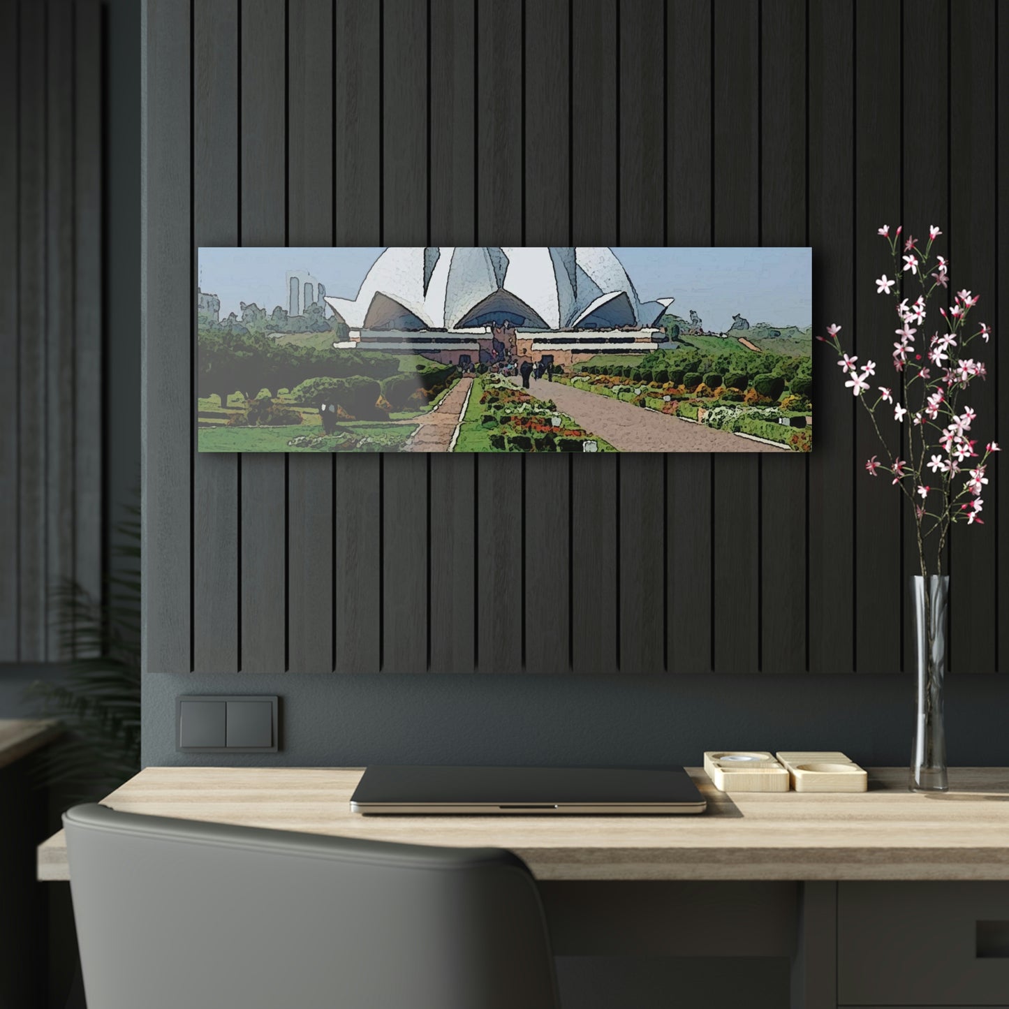 Acrylic Prints ... 'Bahai'i House-Of-Worship' ... "Lotus Temple: Delhi, India, 2008" ... Original Works ...
