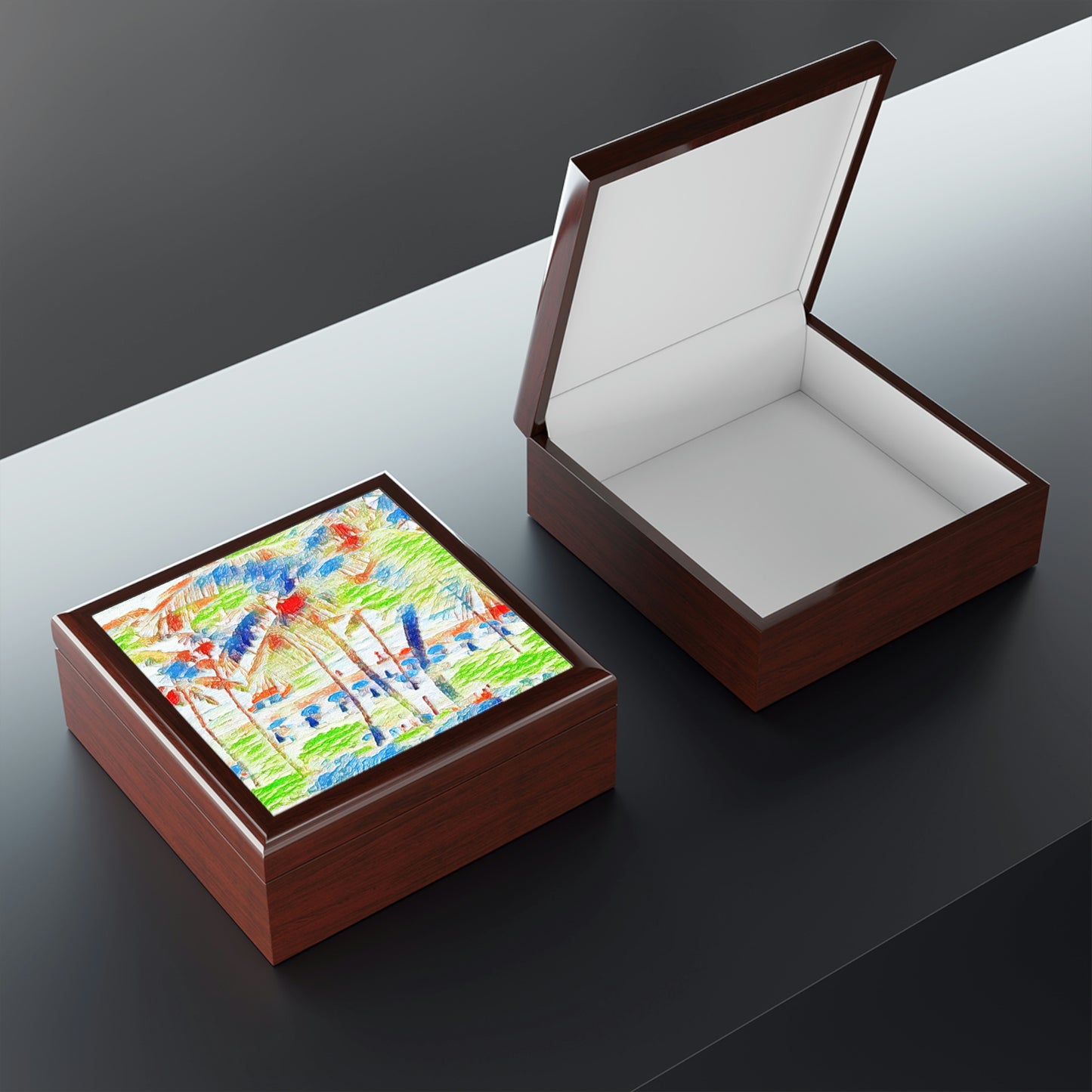 Jewelry Box ... "The Royal Hawai'ian: Waikiki Beach_Beach" ... Honolulu, HI ... Ocotber 2014 (Halloween) ... Original Works ...