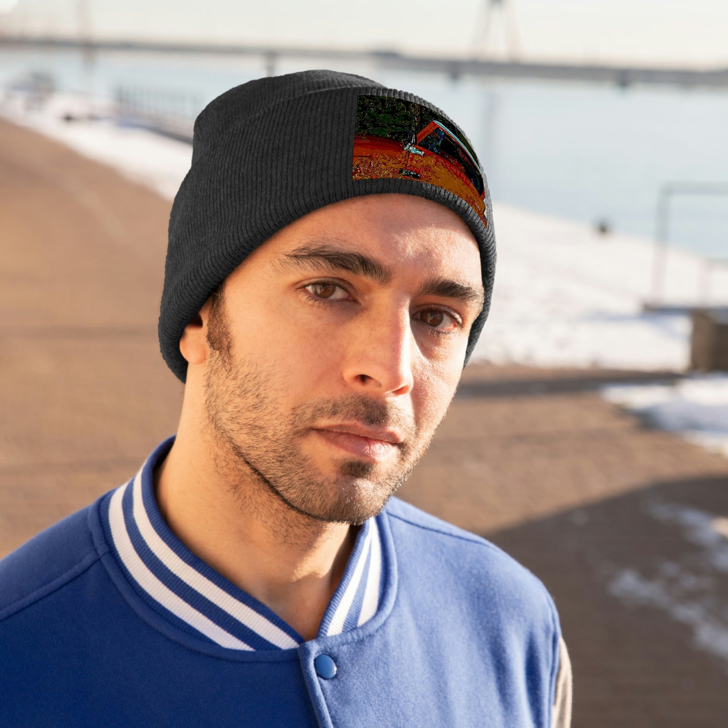 Knit Beanie ... How-To-Drive-Idaho's-Mountain_Roads ... "Like A Professional" ... "Truckin' Like The Doo-Dah-Man" ...