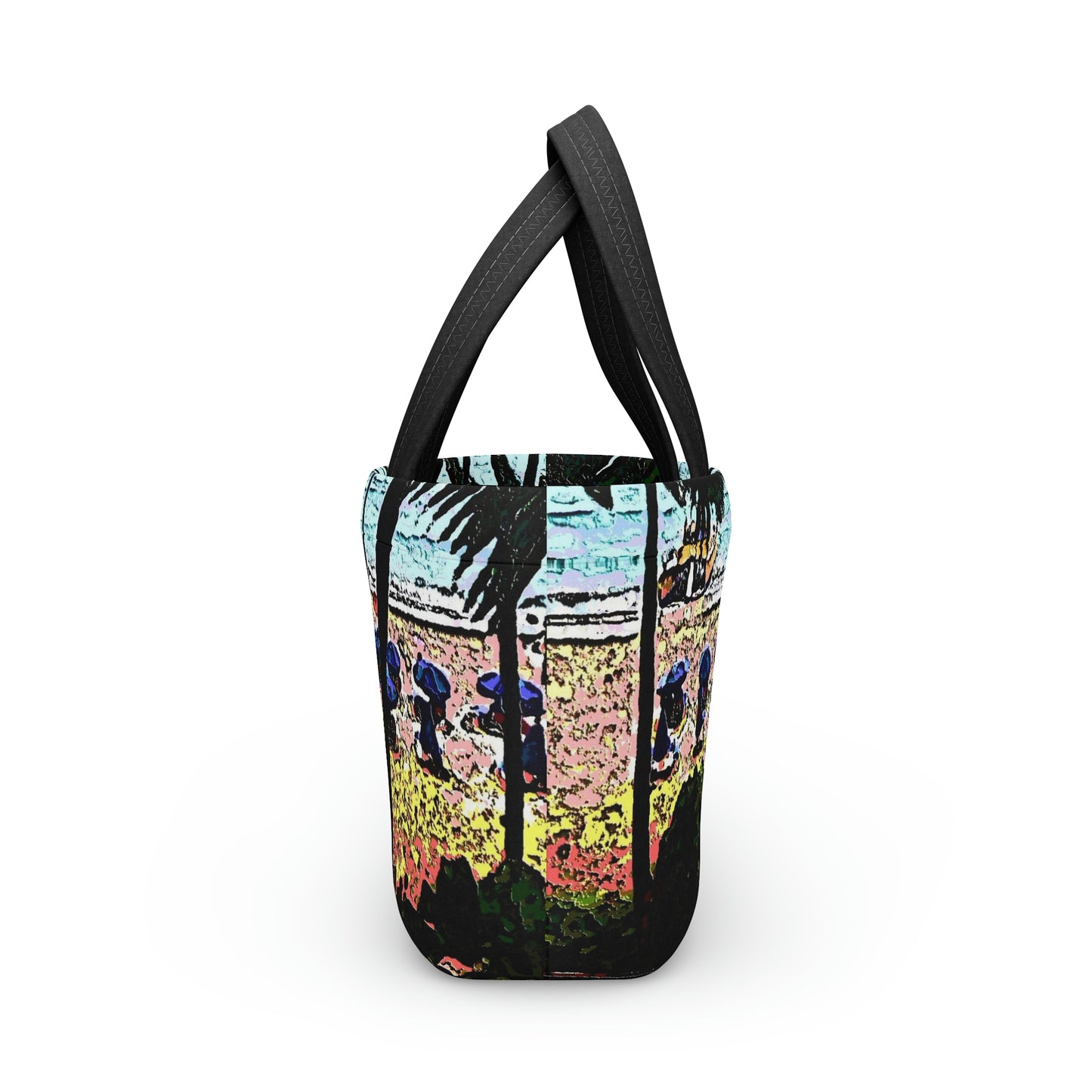 Lunch Bag ... "A Beautiful Beach Amongst The Palms" ... The Outrigger Waikiki, Honolulu, Oahu ... Original Works ...