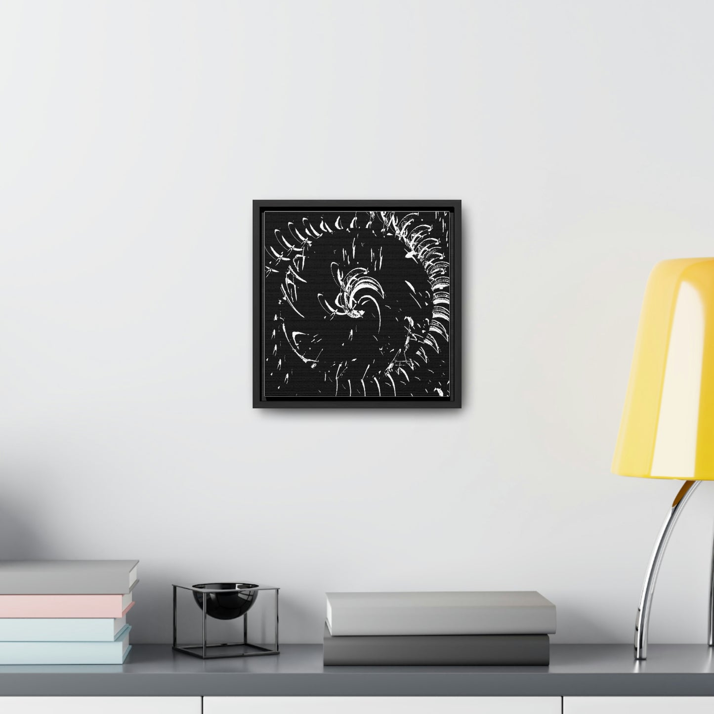 Gallery Canvas Wraps, Square Frame ... "Waning Moon" ... Central Idaho ... October 2022 ... Rendering Time: 22 Hours ... Original Works ...