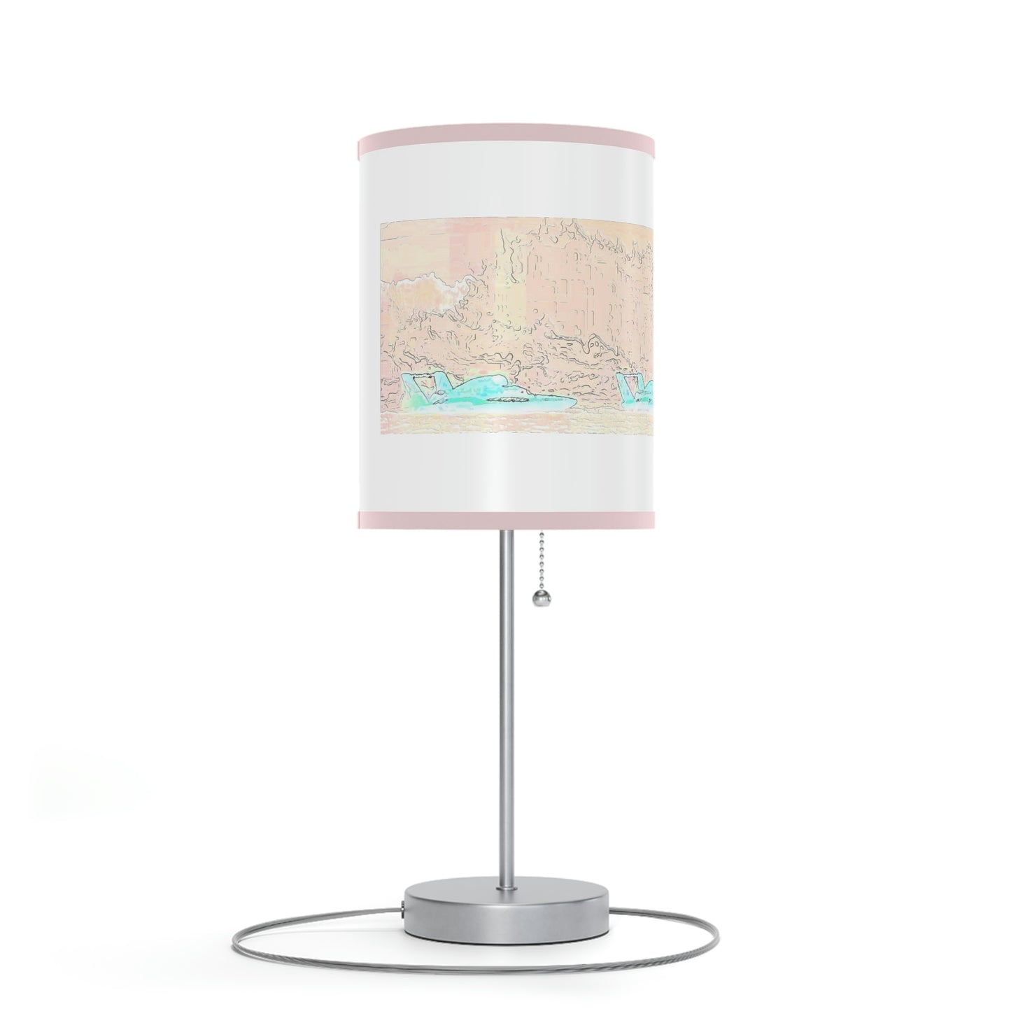 Lamp on a Stand, US|CA plug ... Seattle Columbia Cup On Lake Washington ... "Dave Wilcox Heads For The Win" ... Associate Gift-Photo ... Original Works ...