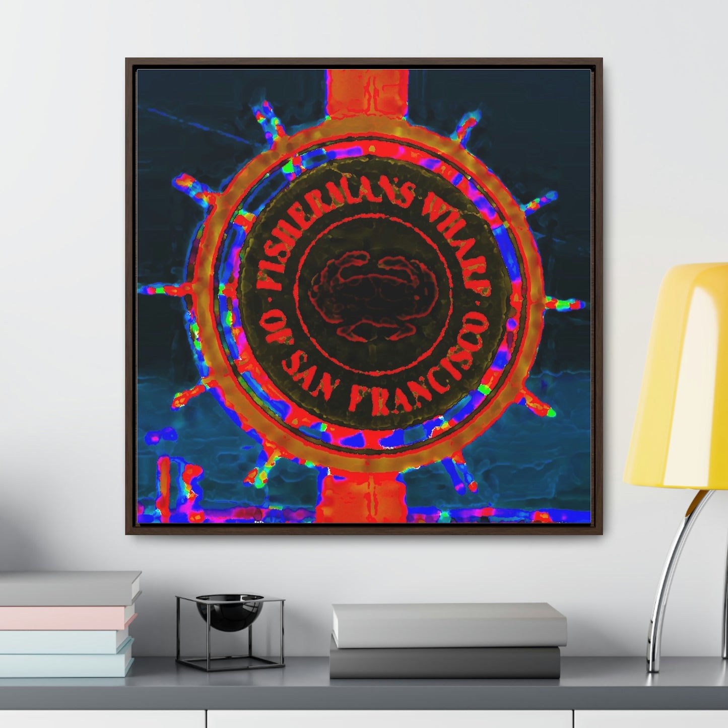 Gallery Canvas Wraps, Square Frame ... "No.9 Fishermen's Grotto - Fishermen's Wharf, SF, California" ... Family Archives: 1970's ... Original Works ...