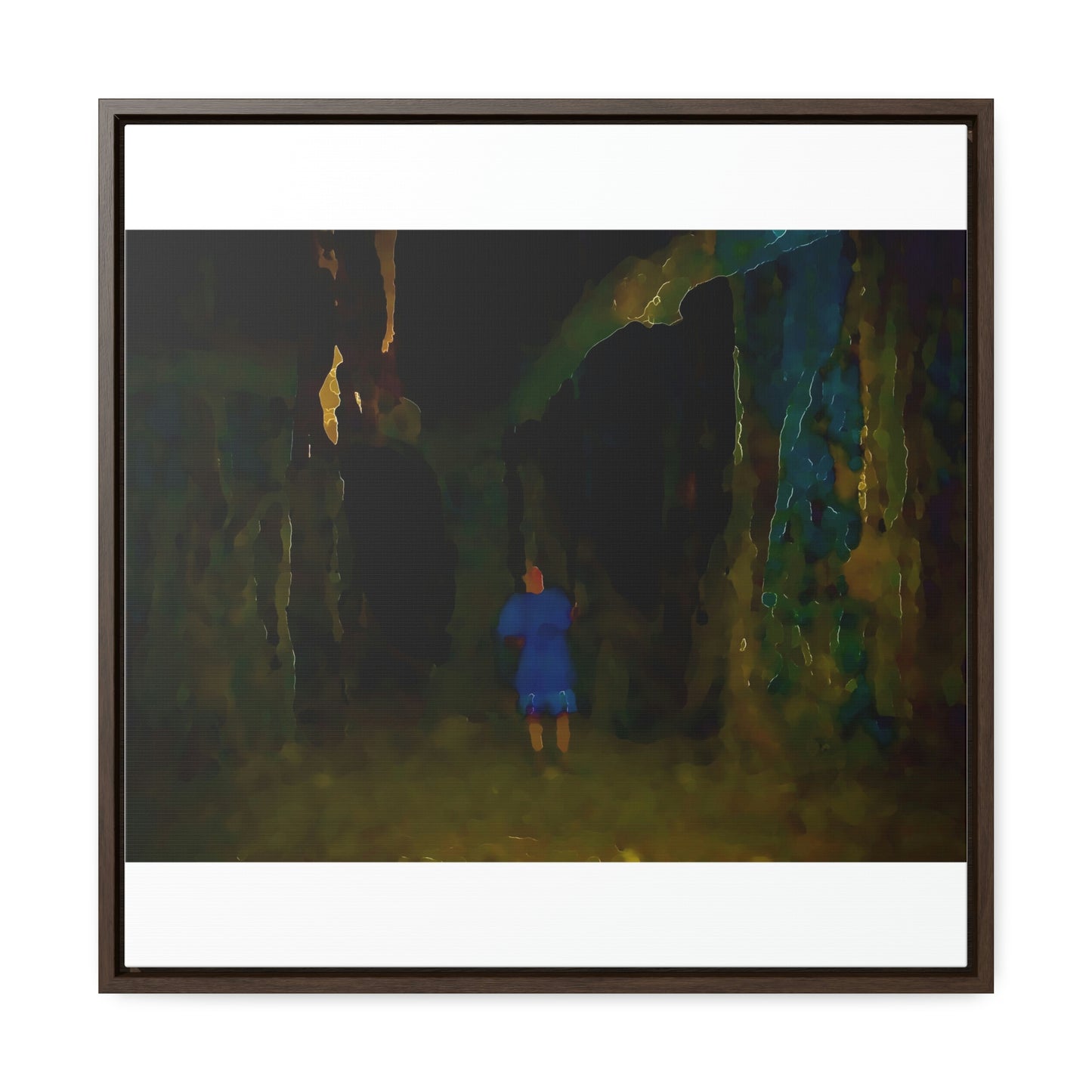 Gallery Canvas Wraps, Square Frame ... Jesuit Philosophy ... "In The Polynesian Banyans ..."